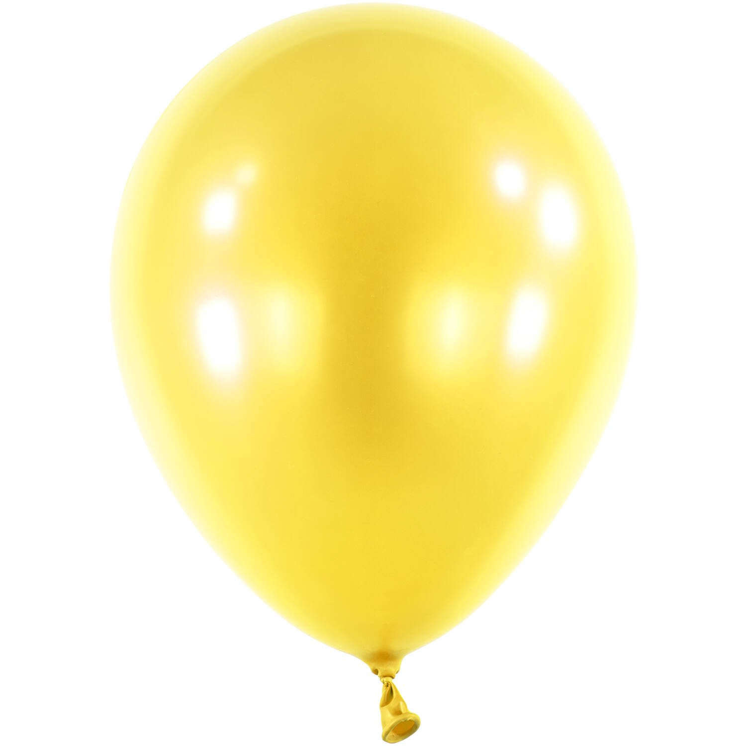 50 Latex Balloons Decorator Metallic Yellow Sunshine 27.5 cm / 11"