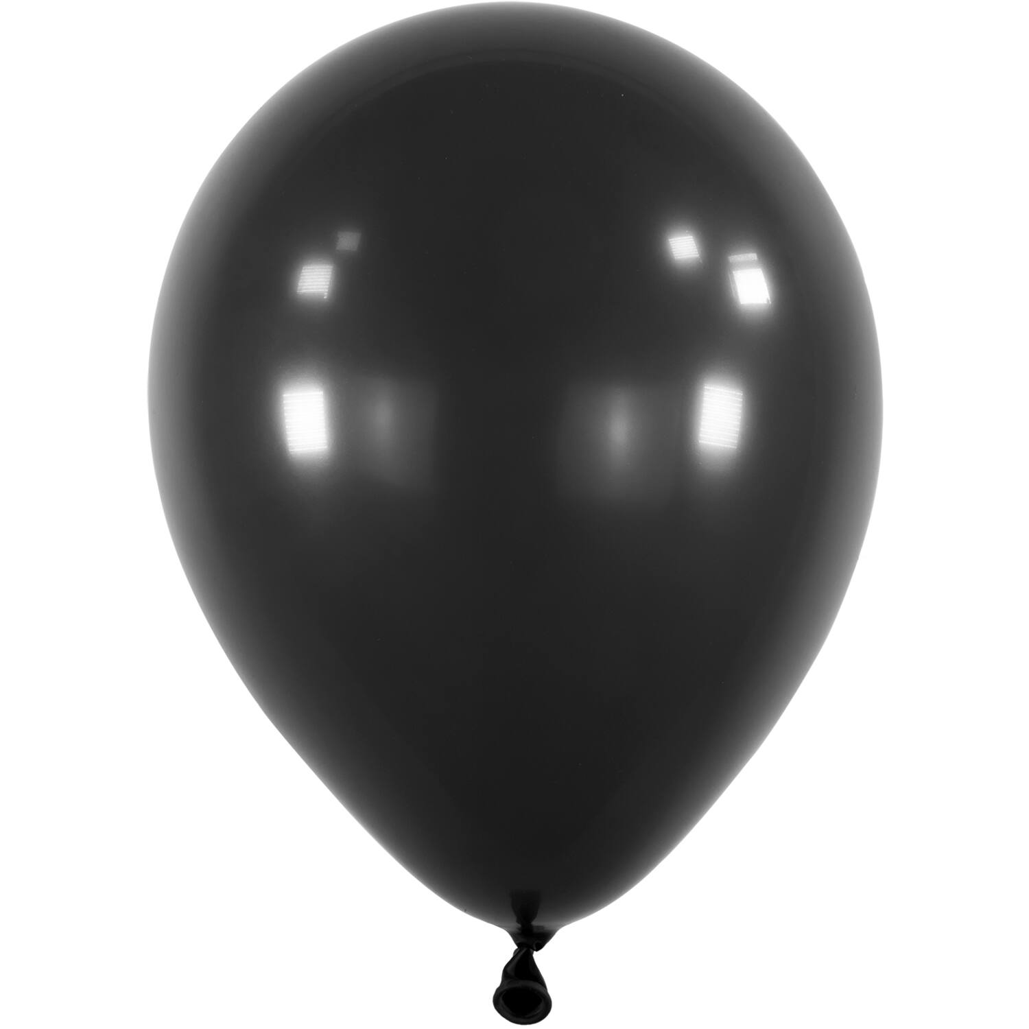 50 Latex Balloons Decorator Fashion Jet Black 35 cm / 14"