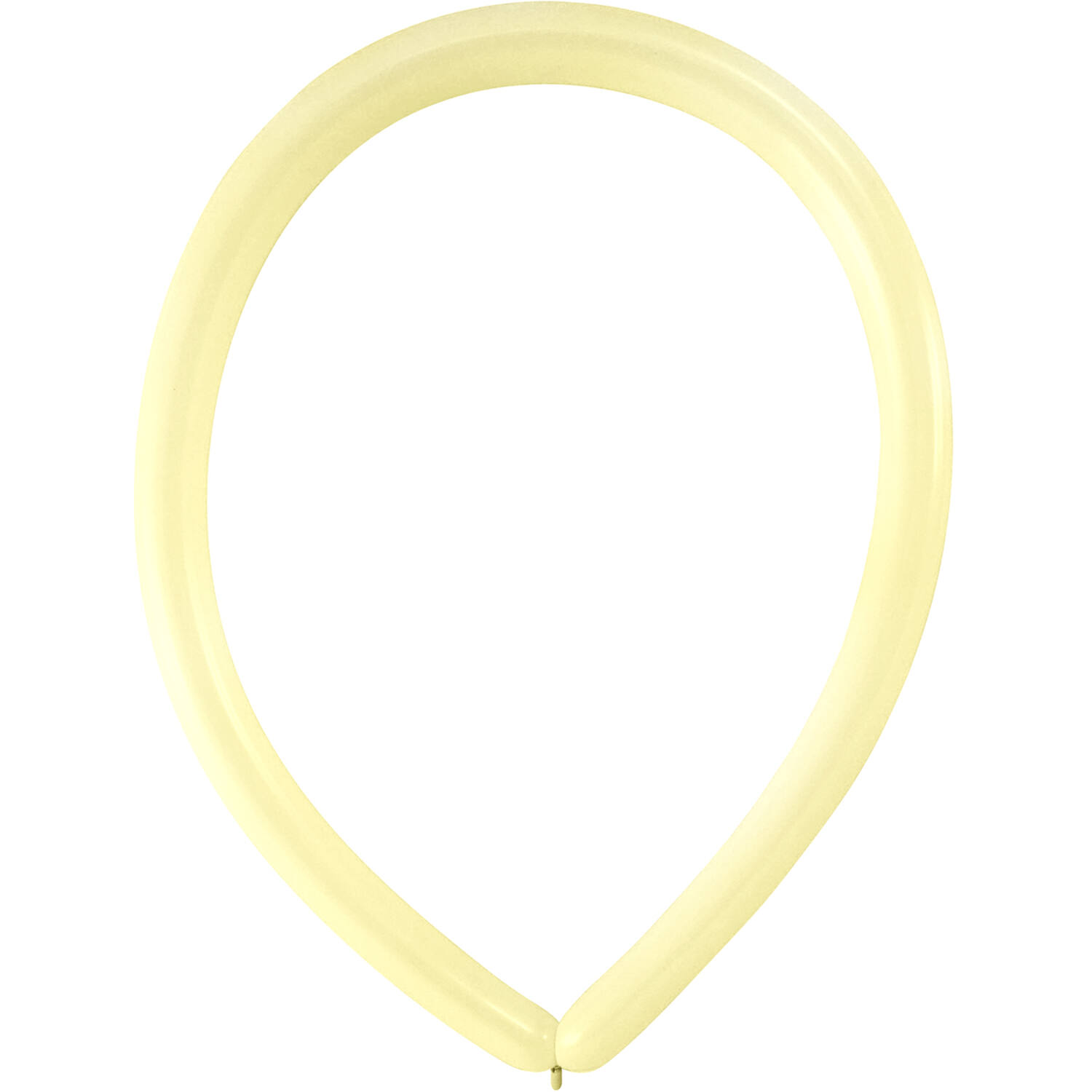 100 Latex Balloons Decorator Modelling Fashion E160 Vanilla Cream 114 cm / 45"