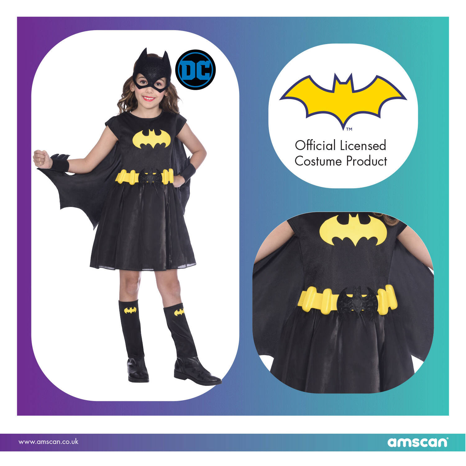 Child Costume Batgirl Classic 10-12 Years
