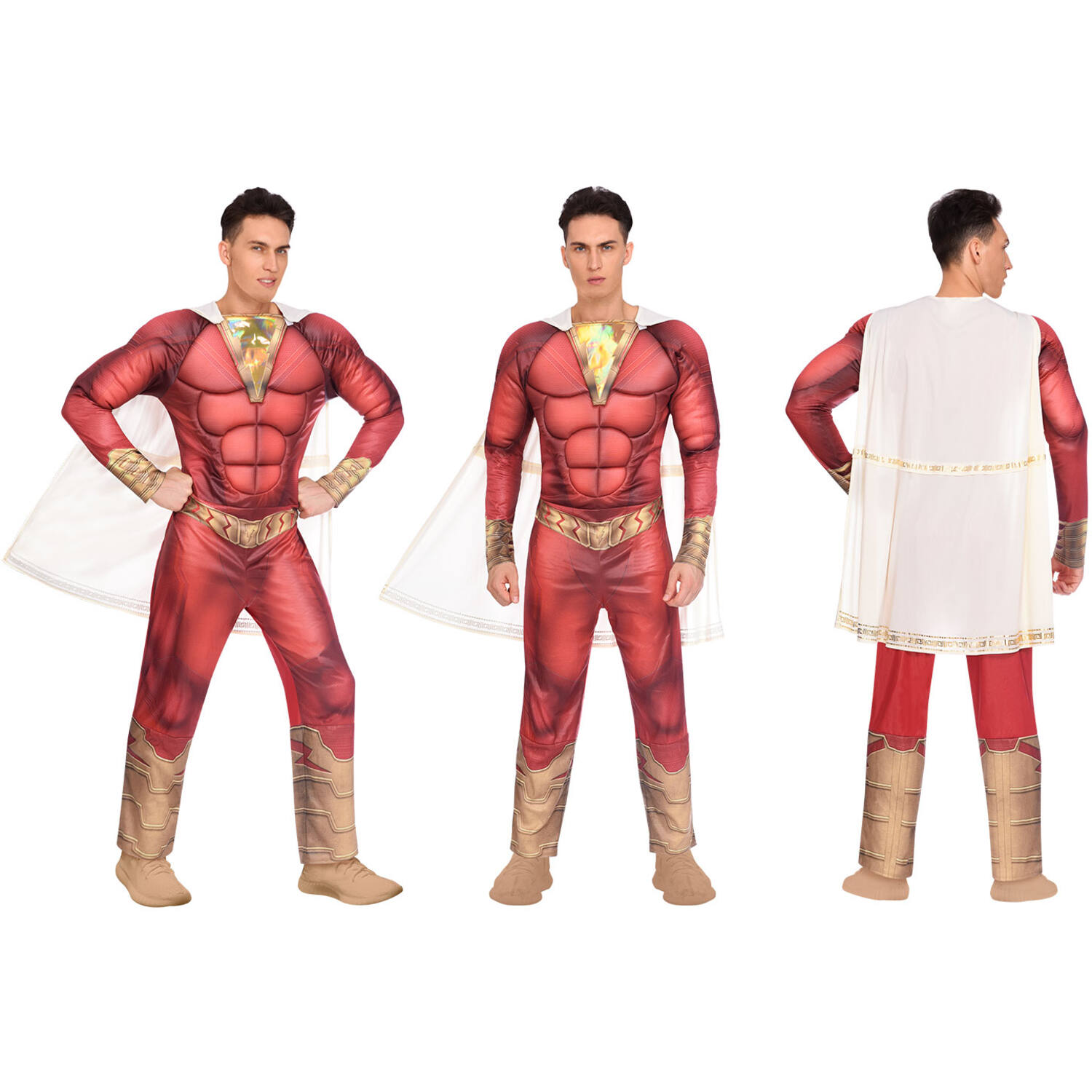 Adult Costume Shazam Mens M