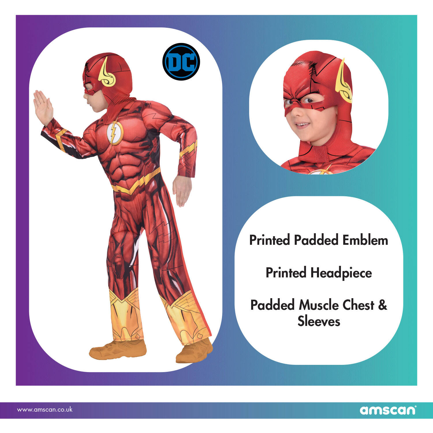 Child Costume The Flash 3-4 yr
