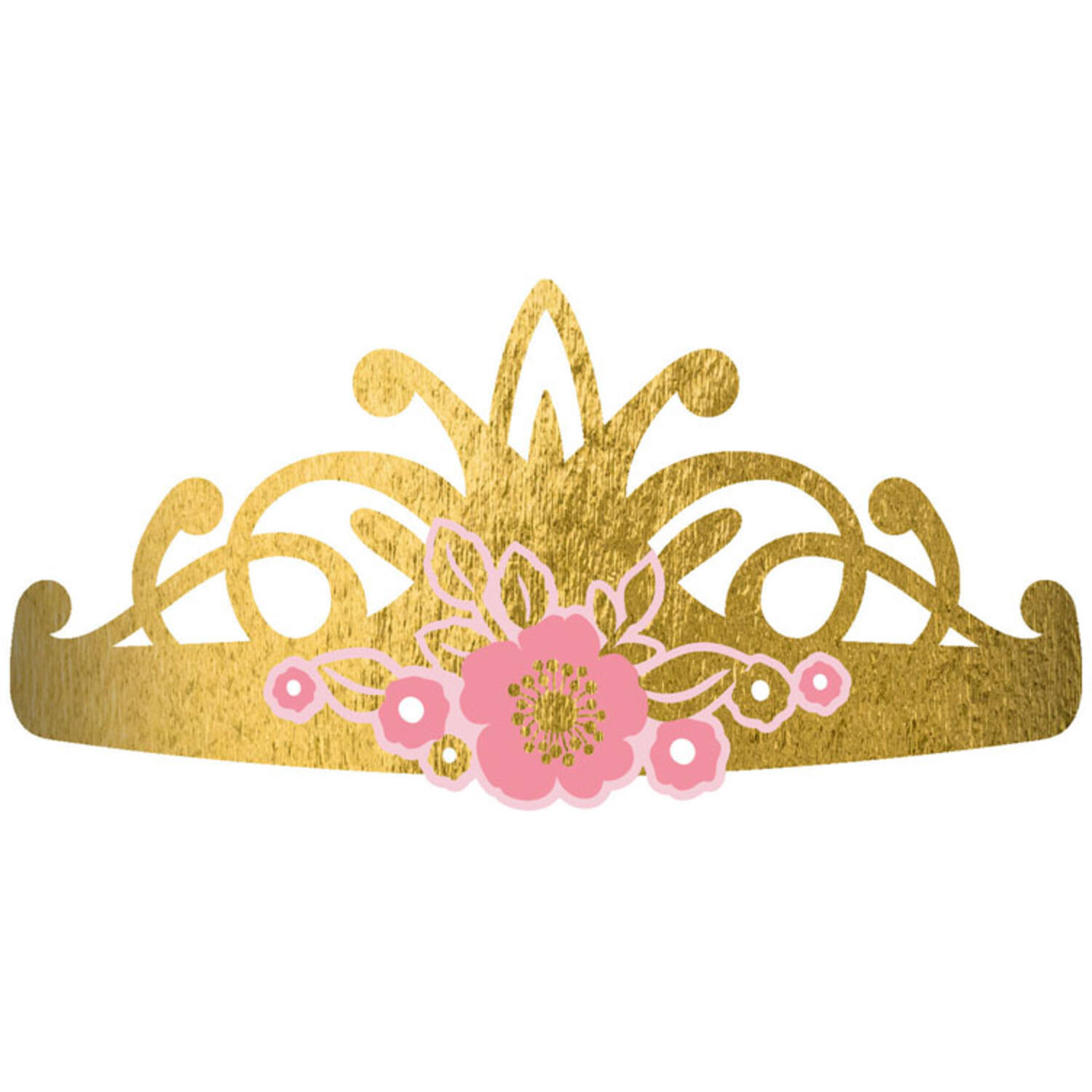 8 Tiaras Princess for a Day Paper