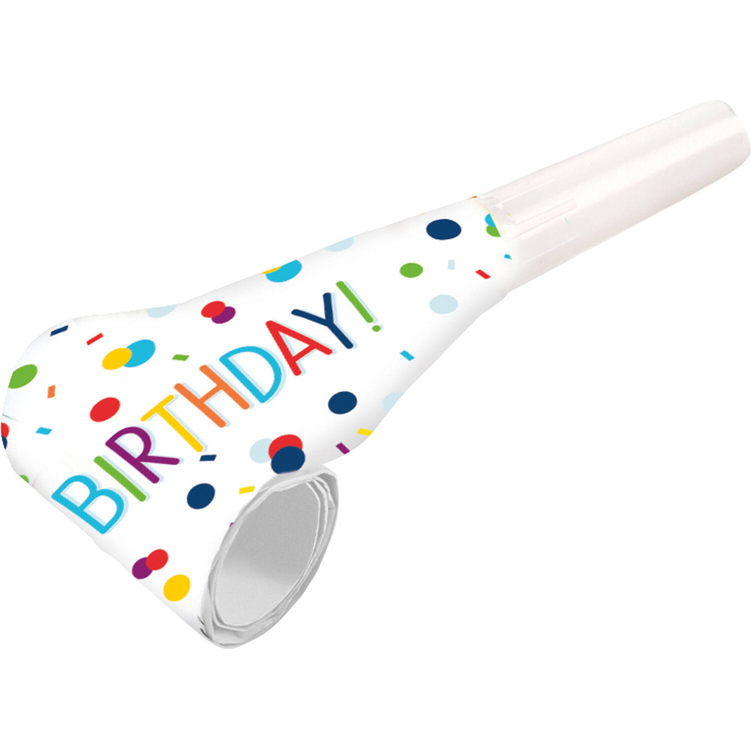 8 Blowouts Confetti Birthday Plastic / Paper 30 cm