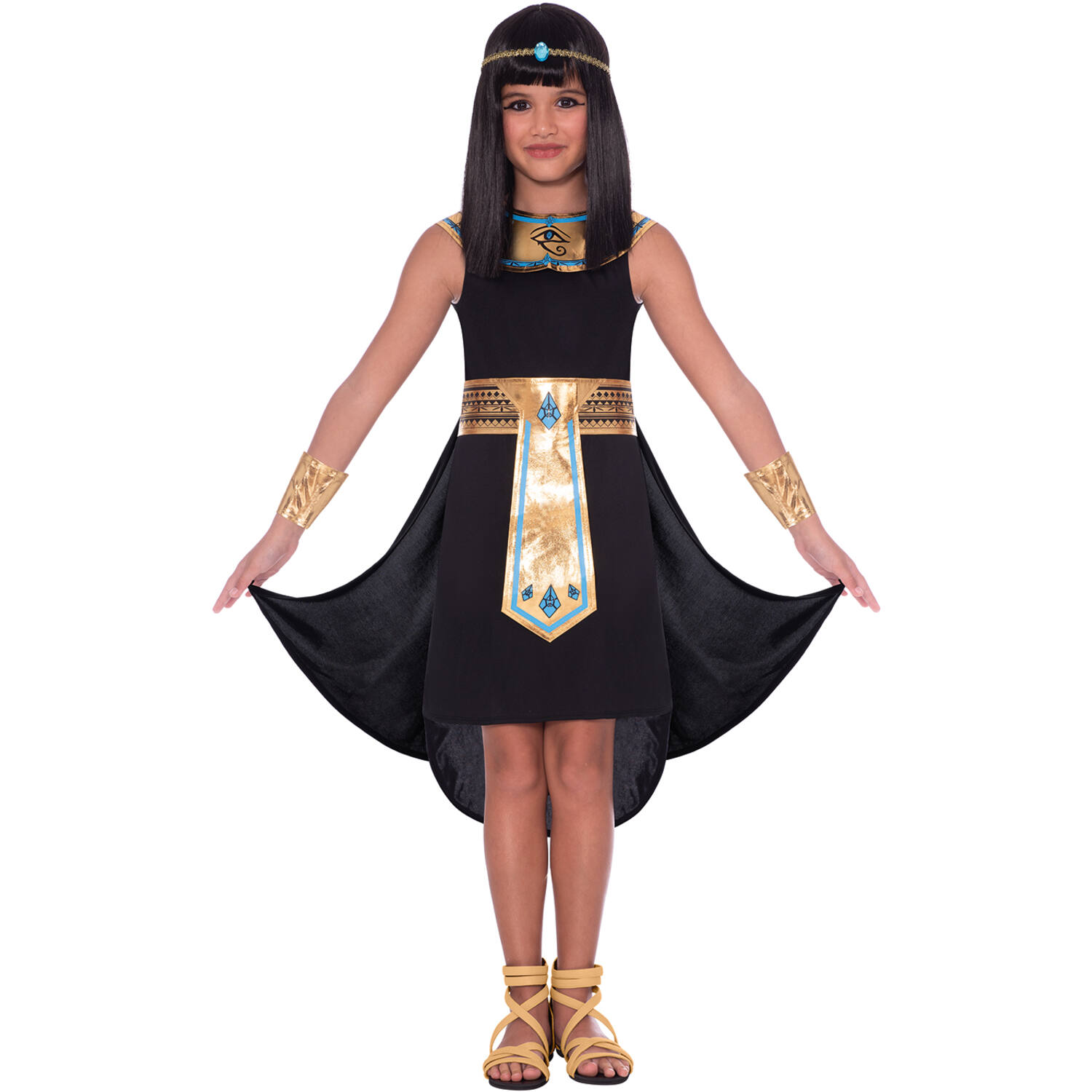 Child Costume Egyptian Pharaoh GirlBlk8-10yr
