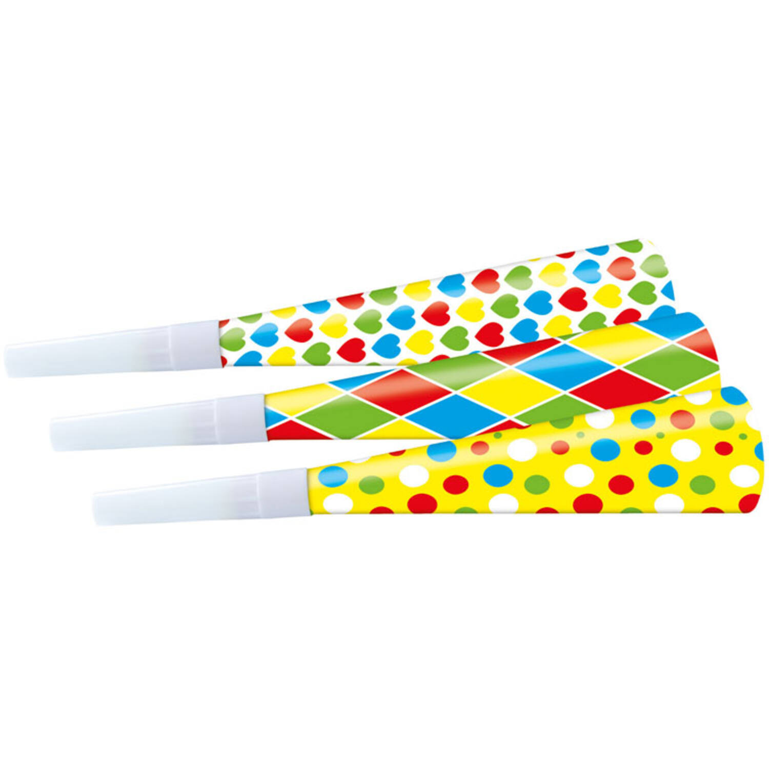 3 Trumpets Plastic / Paper 22 cm