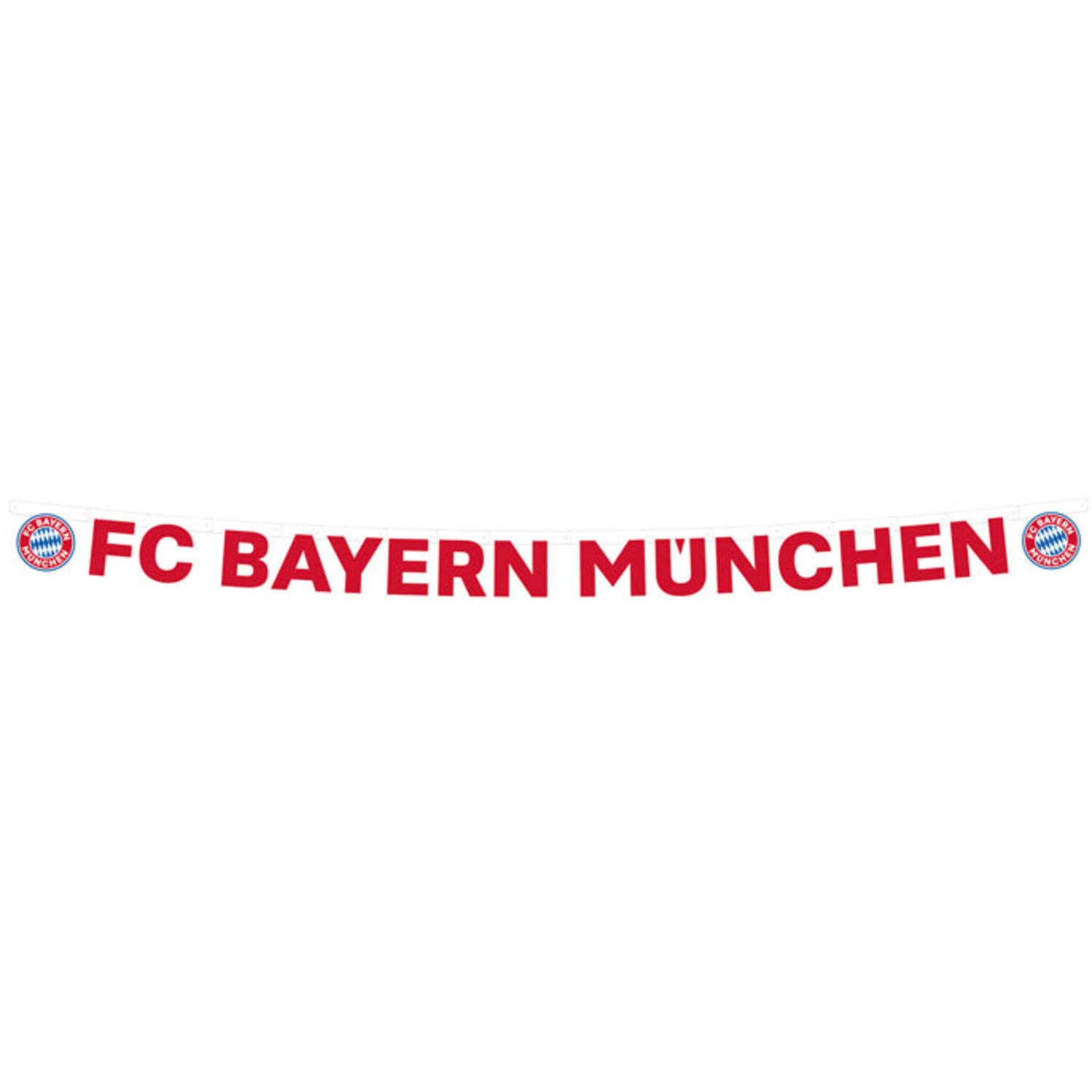 Letterbanner  FC Bayern Munich Paper 180 x 11 cm