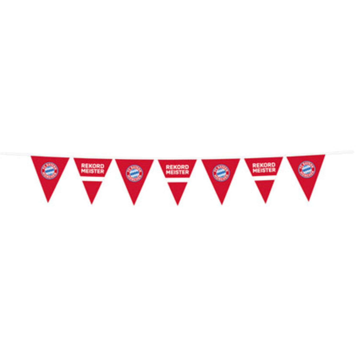 Pennant Banner  FC Bayern Munich Plastic 400 x 19,5 cm