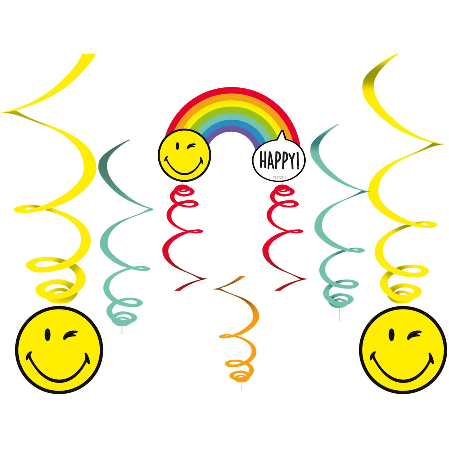 6 Swirl Decoration Smileyworld Paper 130 cm