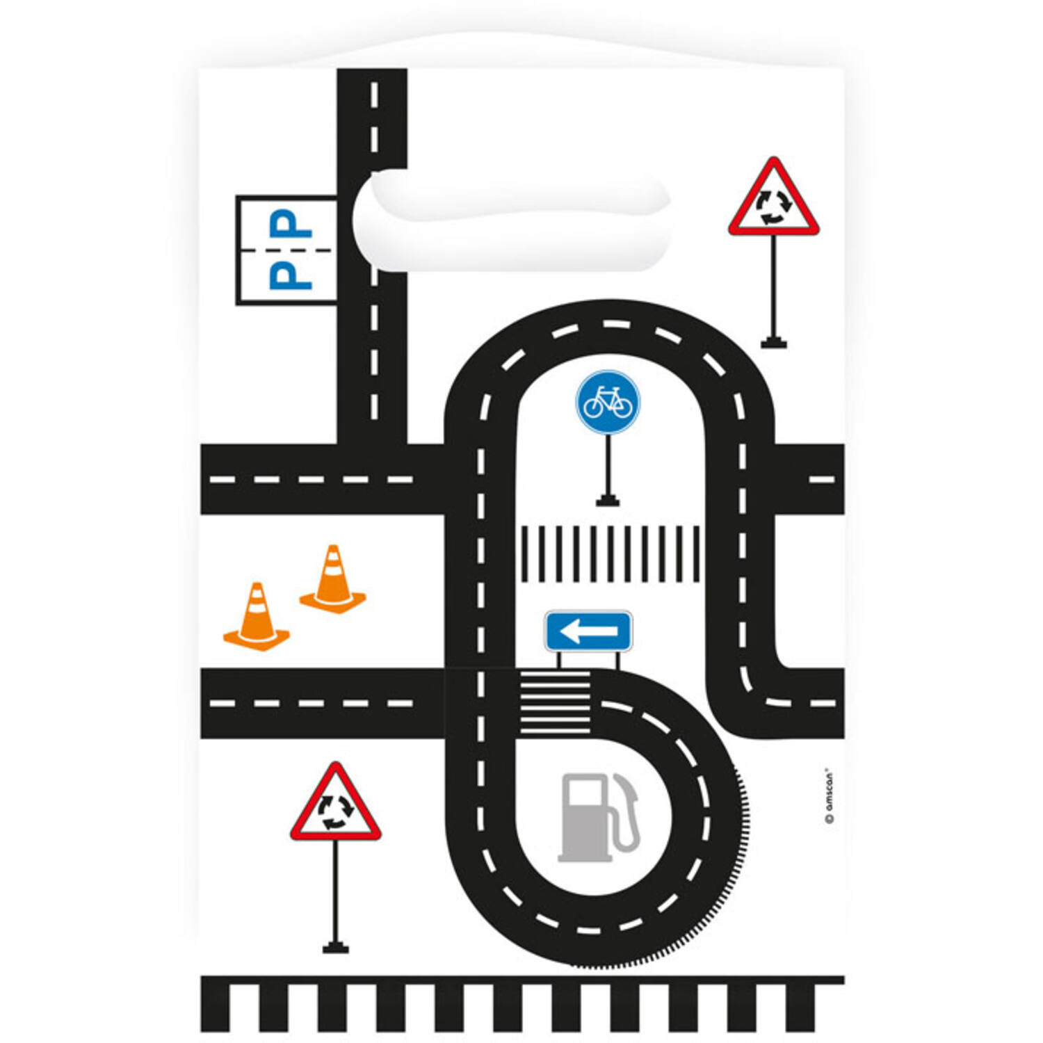 8 Paper Bags On the Road