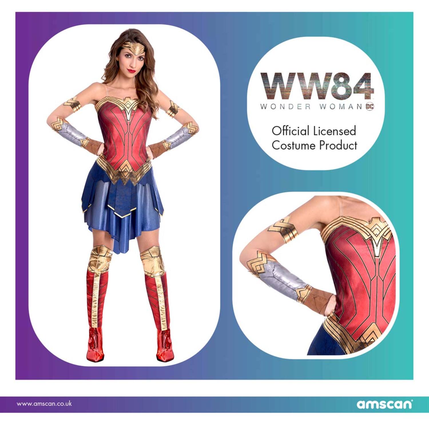 Adult Costume Wonder Woman Movie S