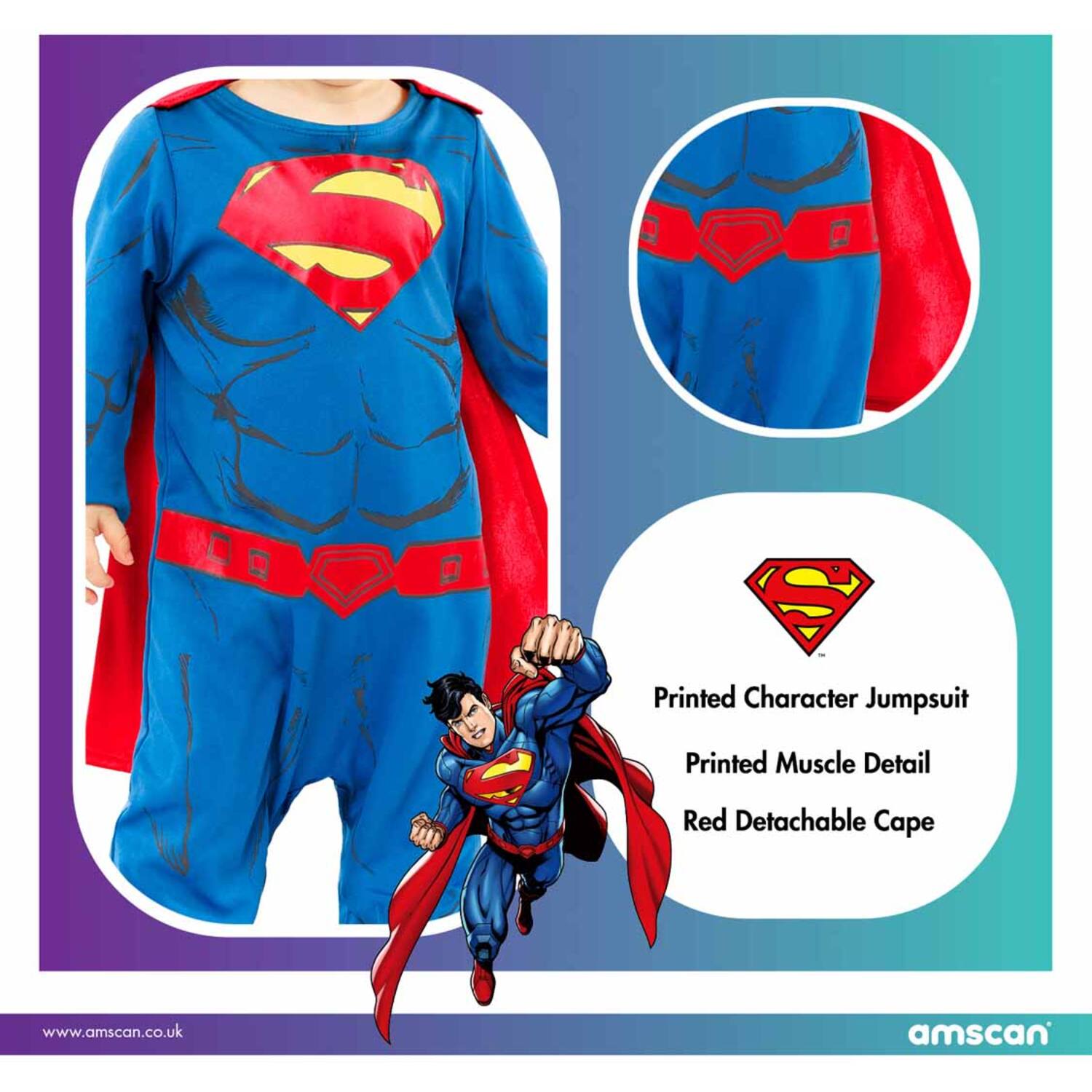 Child Costume Superman 12-18 mths