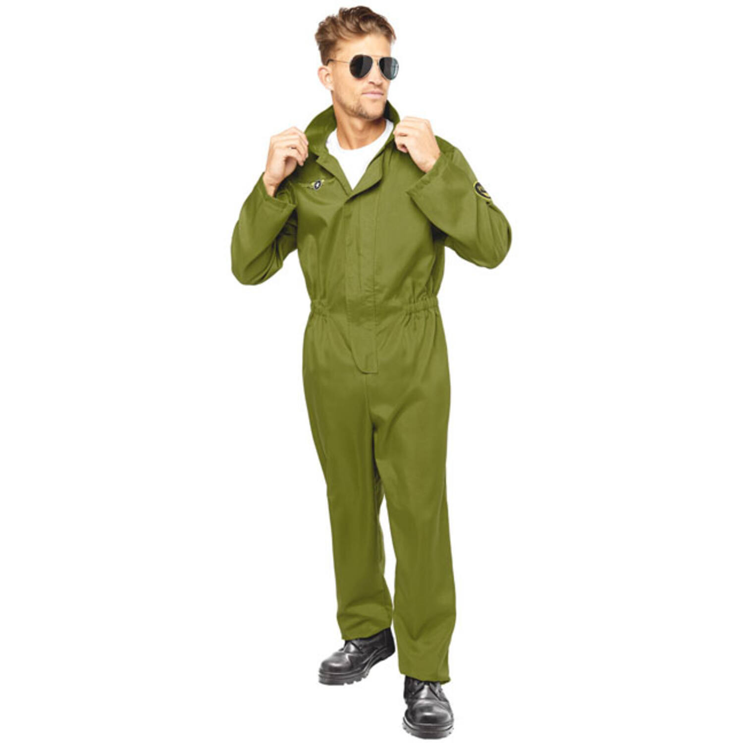 Adult Costume Pilot Jumpsuit Size Large