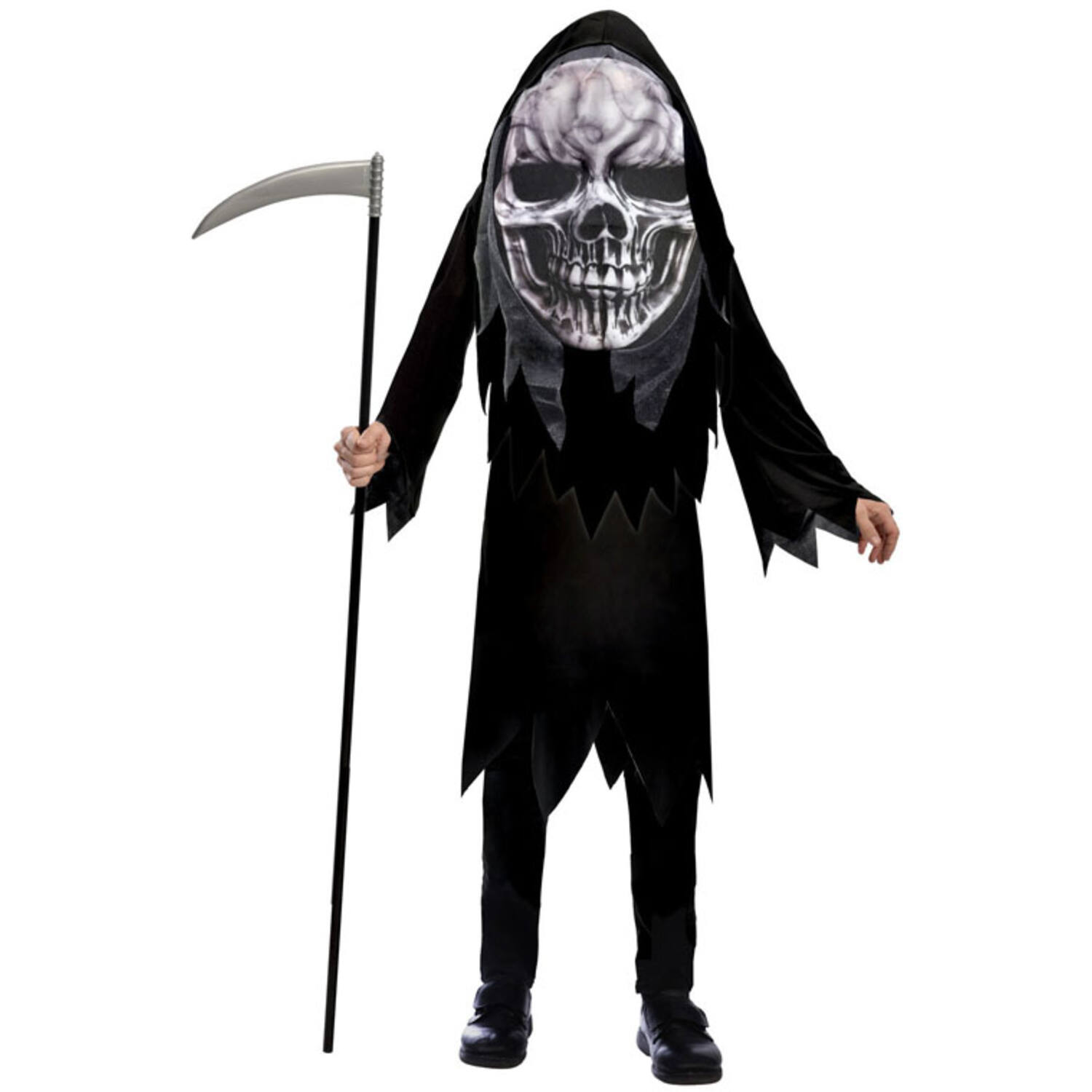 Children's Costume Grim Reaper Big Head 8-10 yrs
