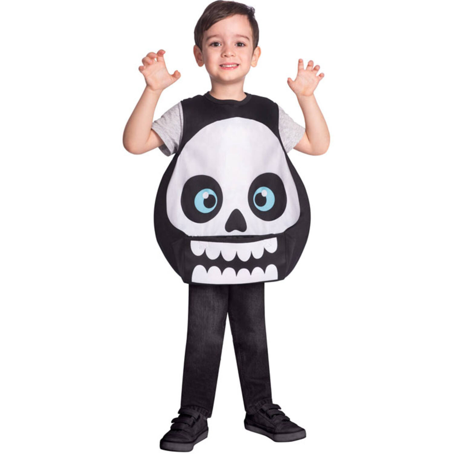 Children's Costume Skeleton Tabard 4-6 yrs