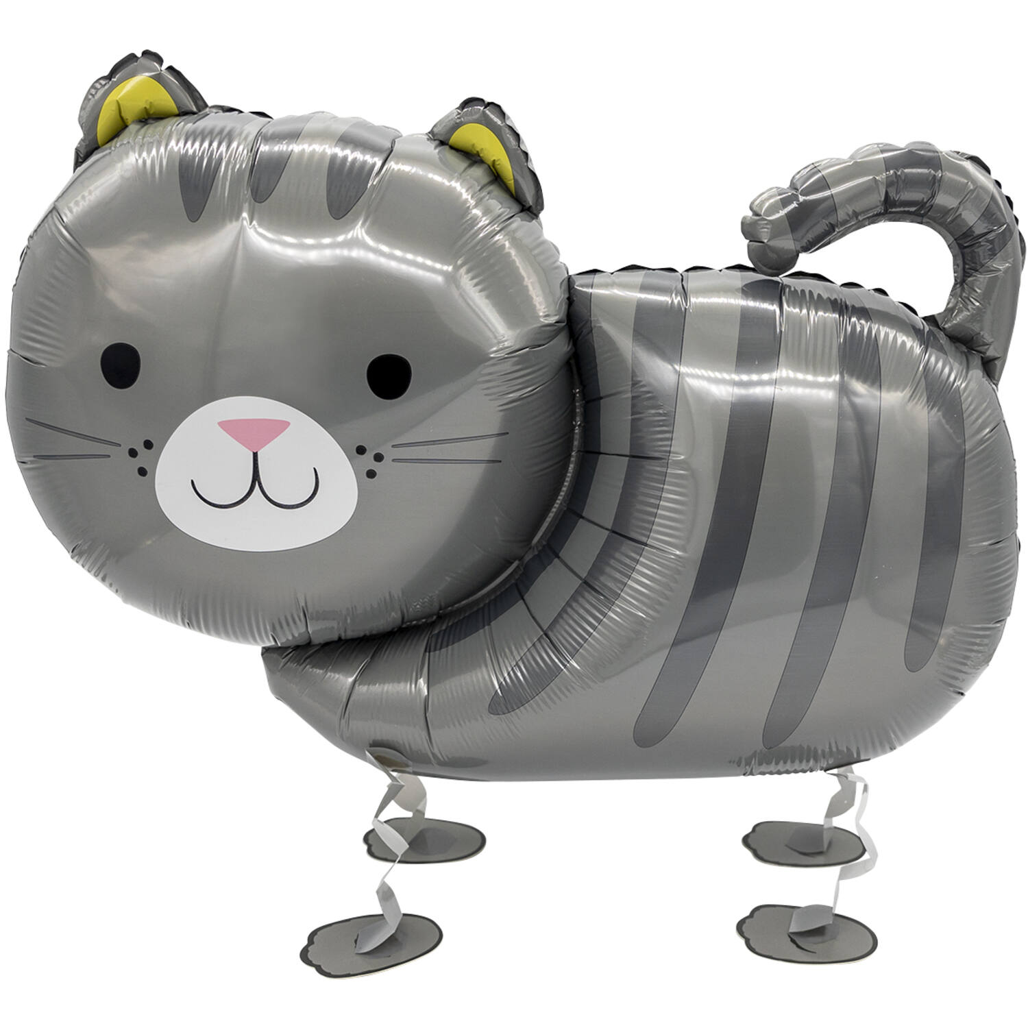 Walking Balloon Cat Foil Balloon W24 Packaged 52  cm x 75  c
