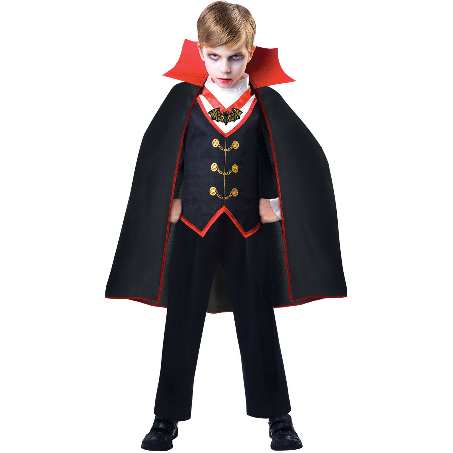 Child Costume Dracula Boy 3-4 Years