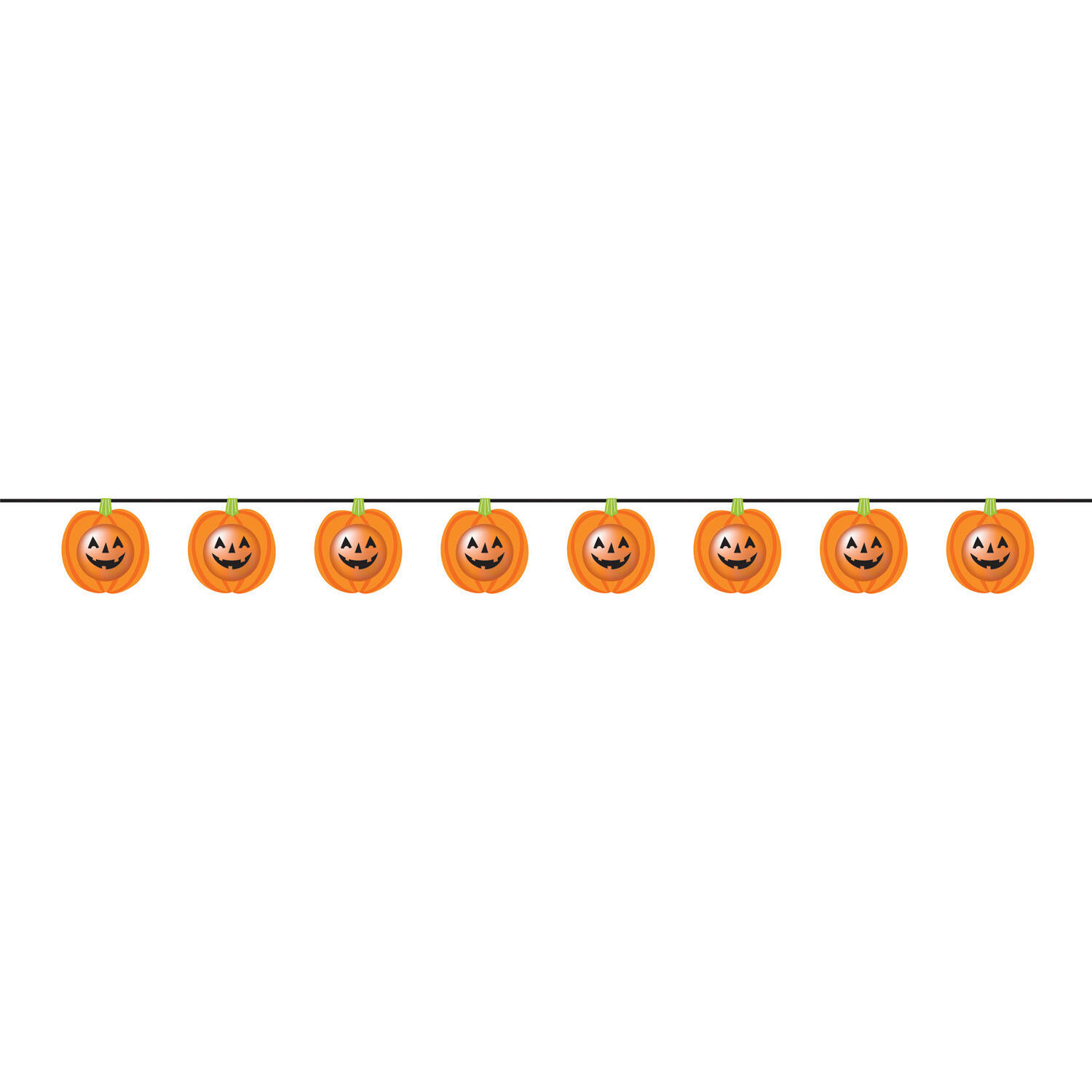 Cutout Garland with Latex Balloons Hallo-ween Friends
