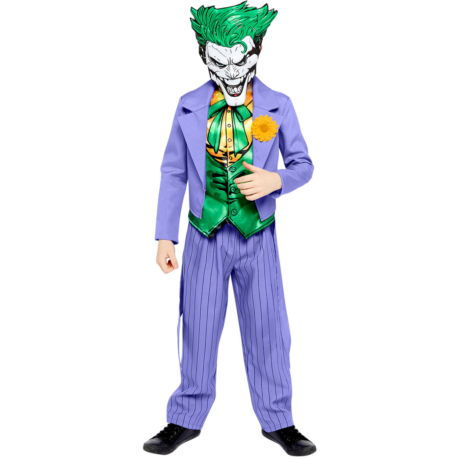 Child Costume Joker Comic 4-6 yrs