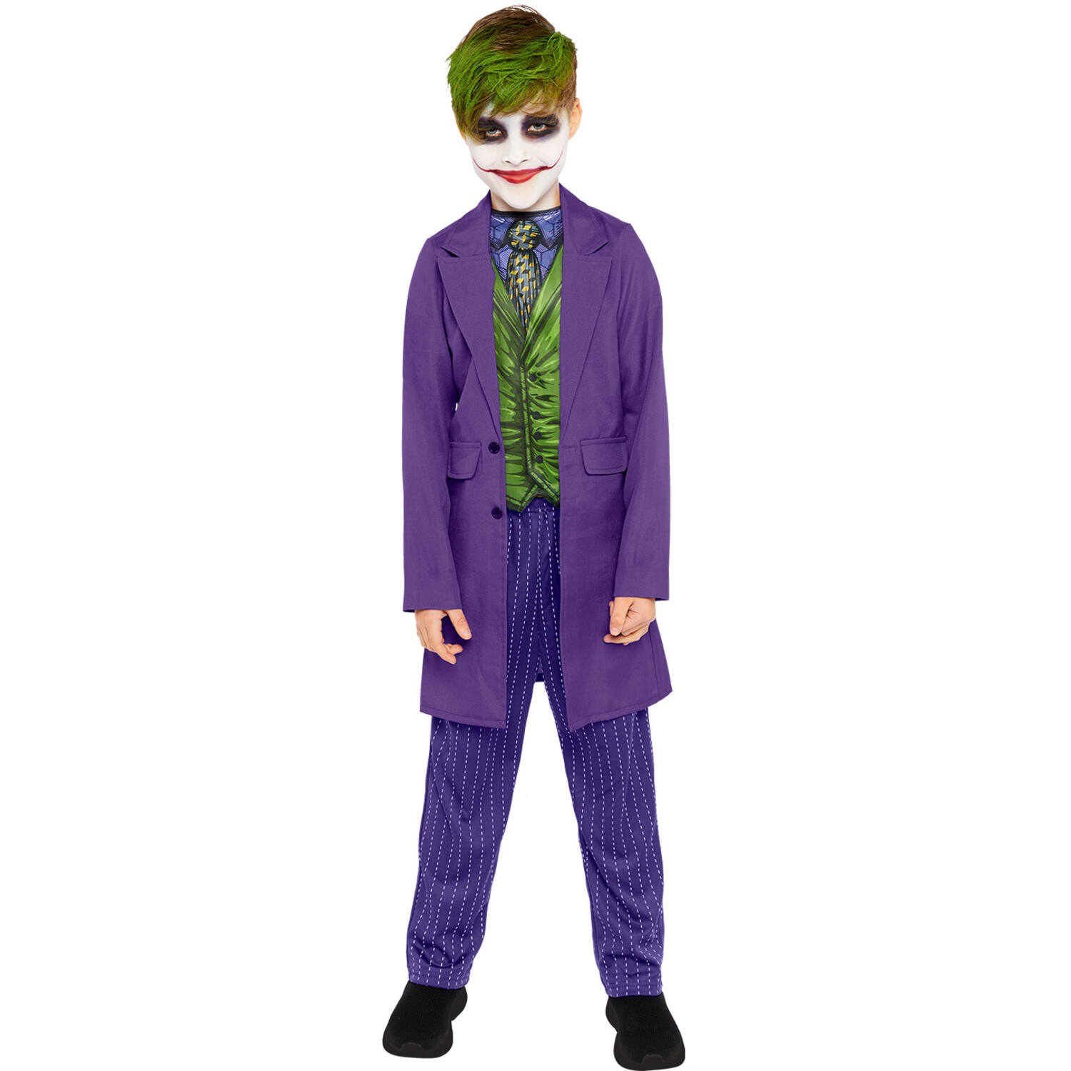Child Costume Joker Movie 10-12 Years