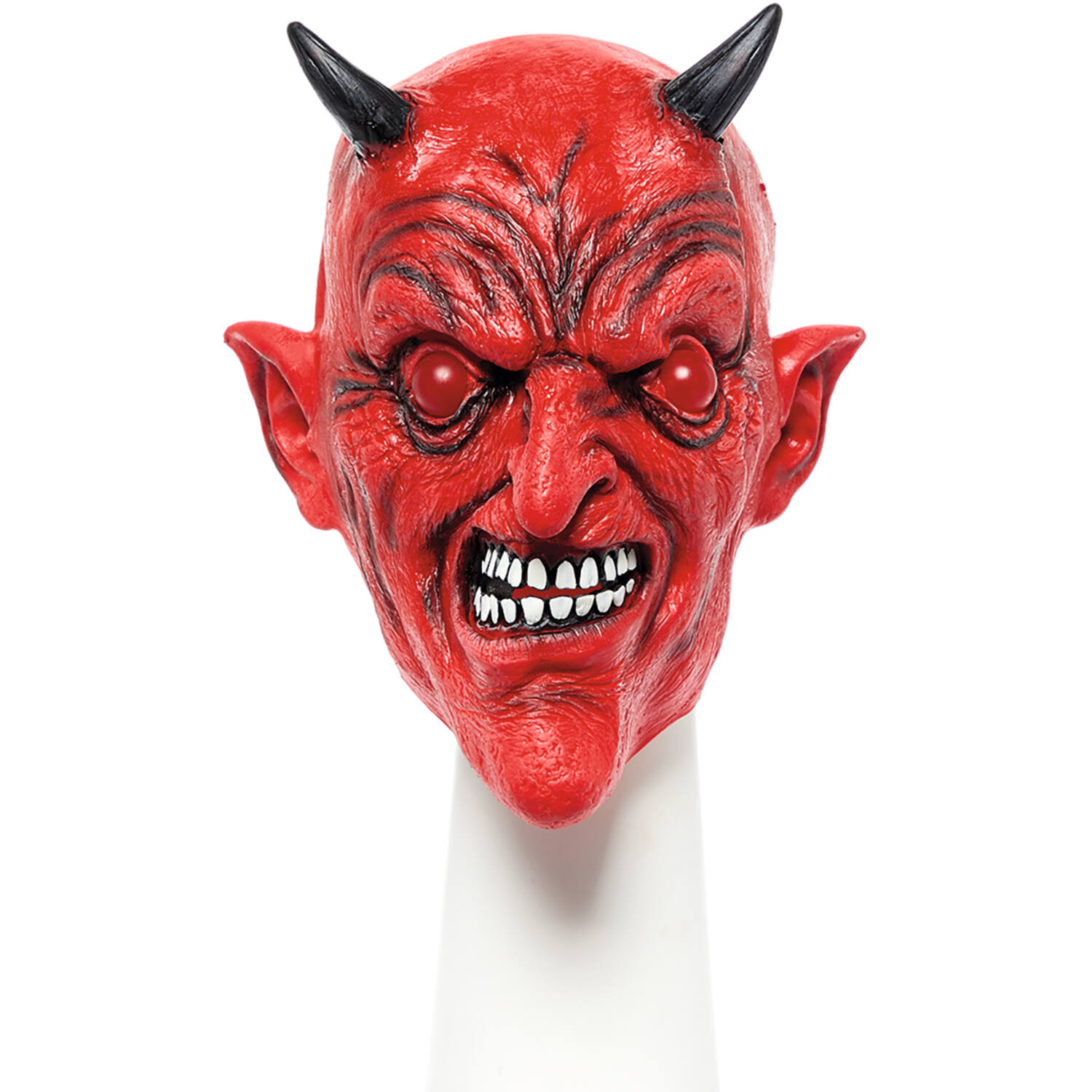 Latex Red Devil Mask