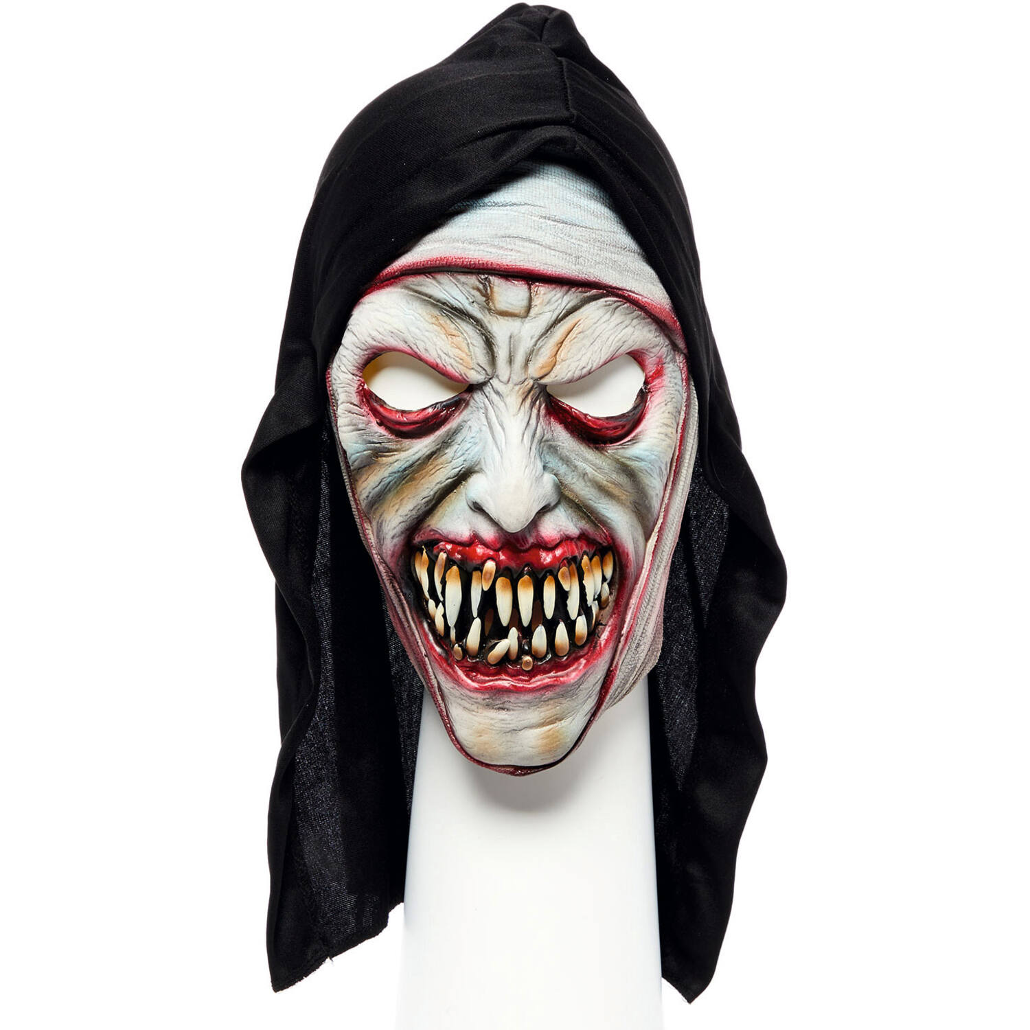 Latex Zombie Nun Mask