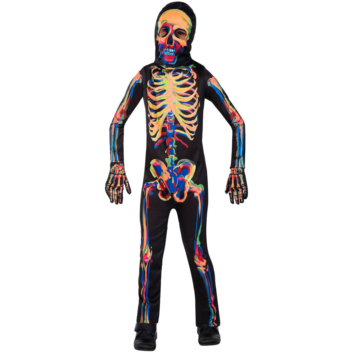 Child Costume GID Skeleton Age 8-10 Years