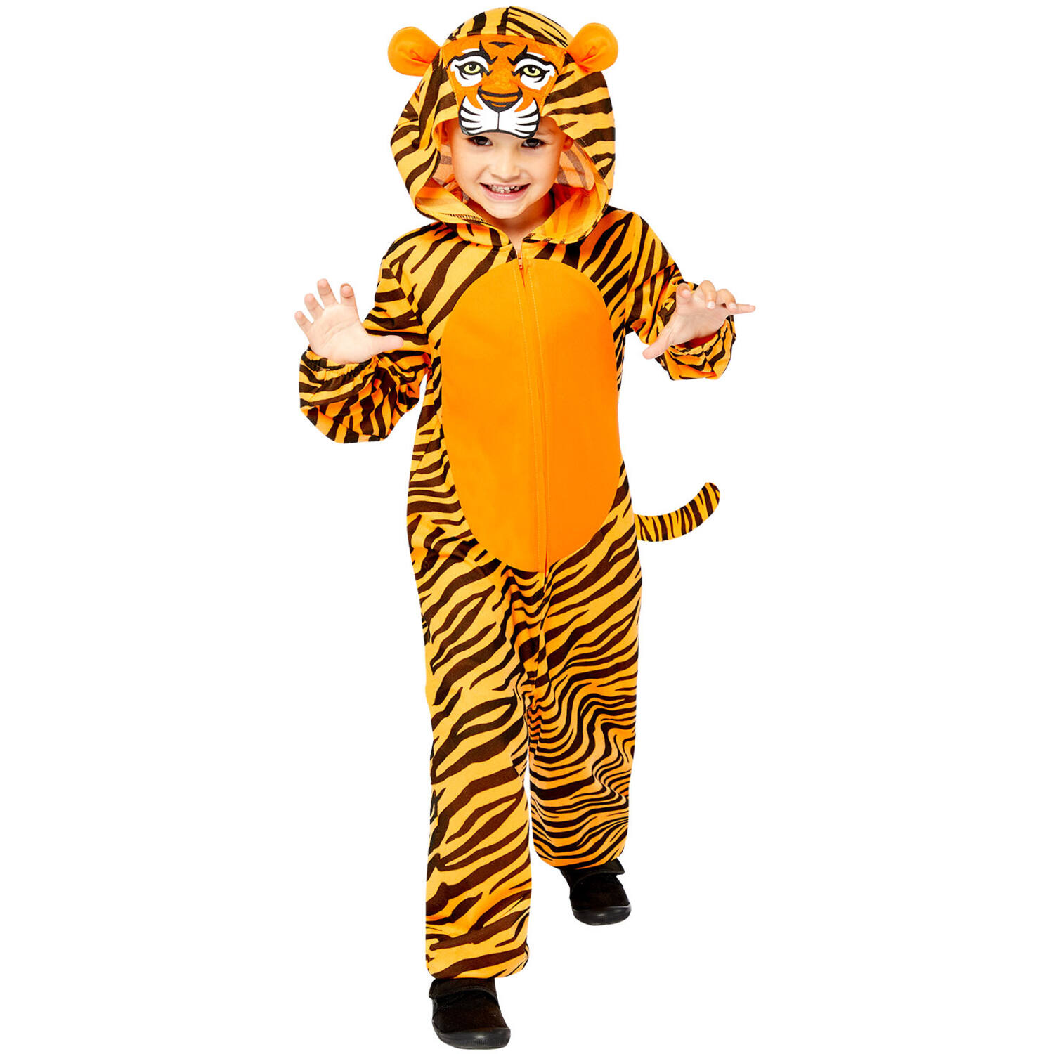 Child Costume Tiger Onesie Age 8-10 Years