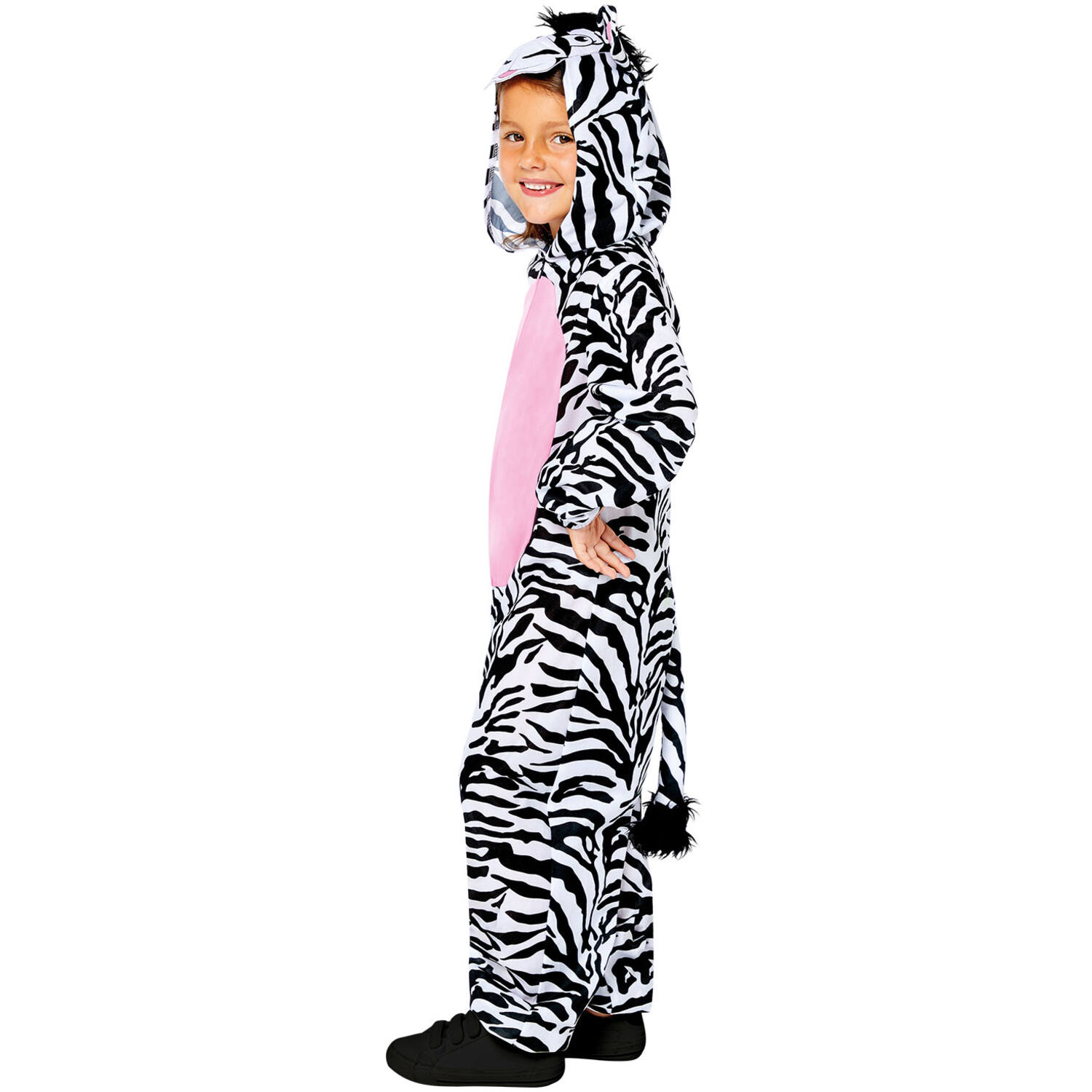 Child Costume Zebra Onesie Age 8-10 Years