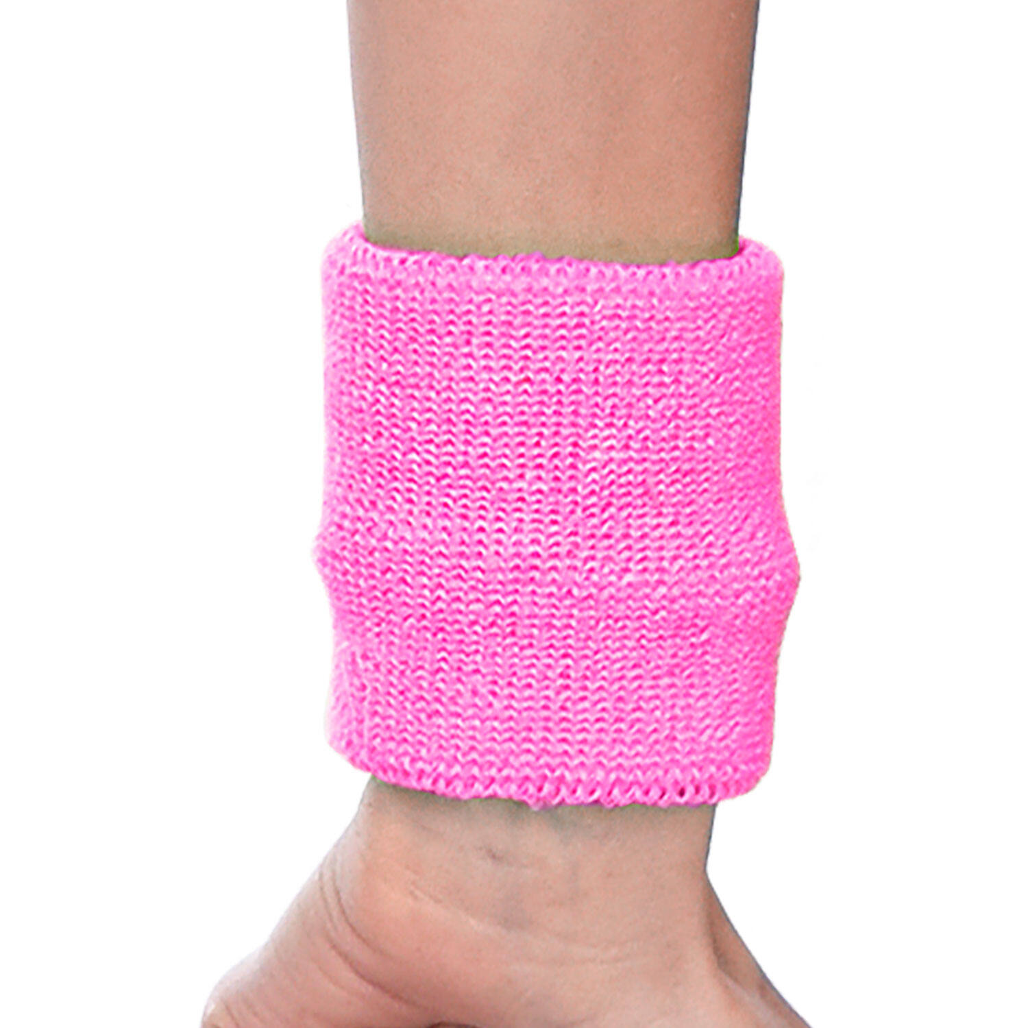 Costume Accessory 80's Headband with Sweatbands Pink 3 Pieces One Size