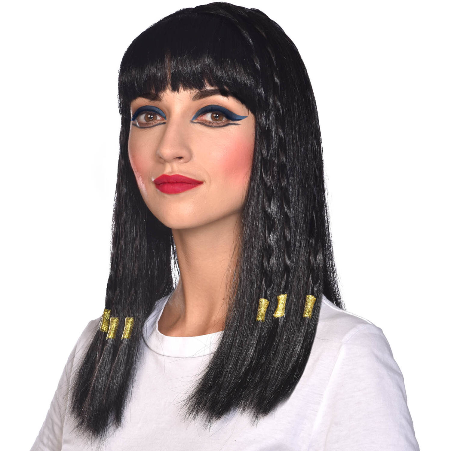 Costume Accessory Wig EgyptianBlack One Size