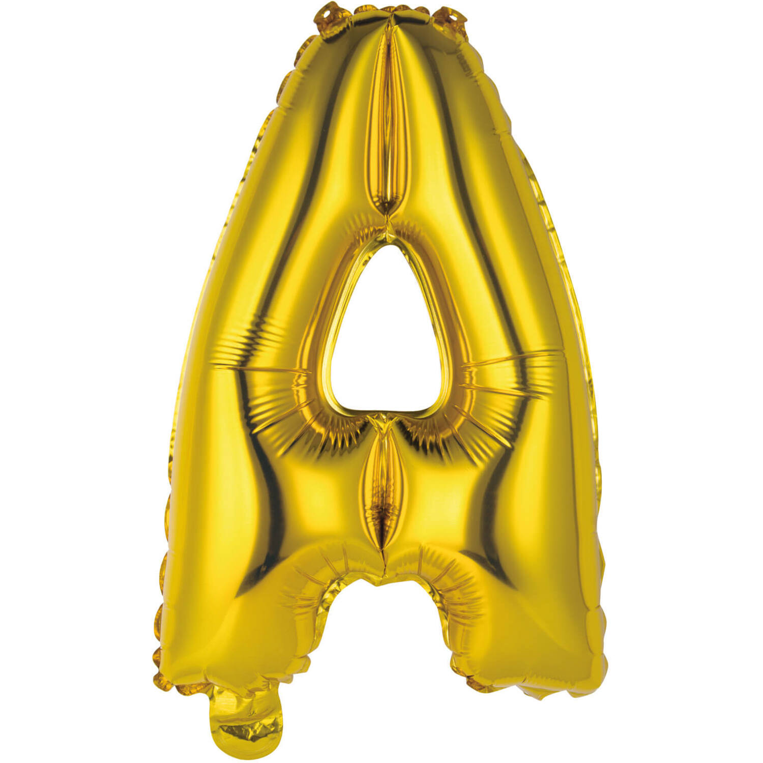 Mini Letter A Gold Foil Balloon N16 Packaged 36 cm x 23 cm