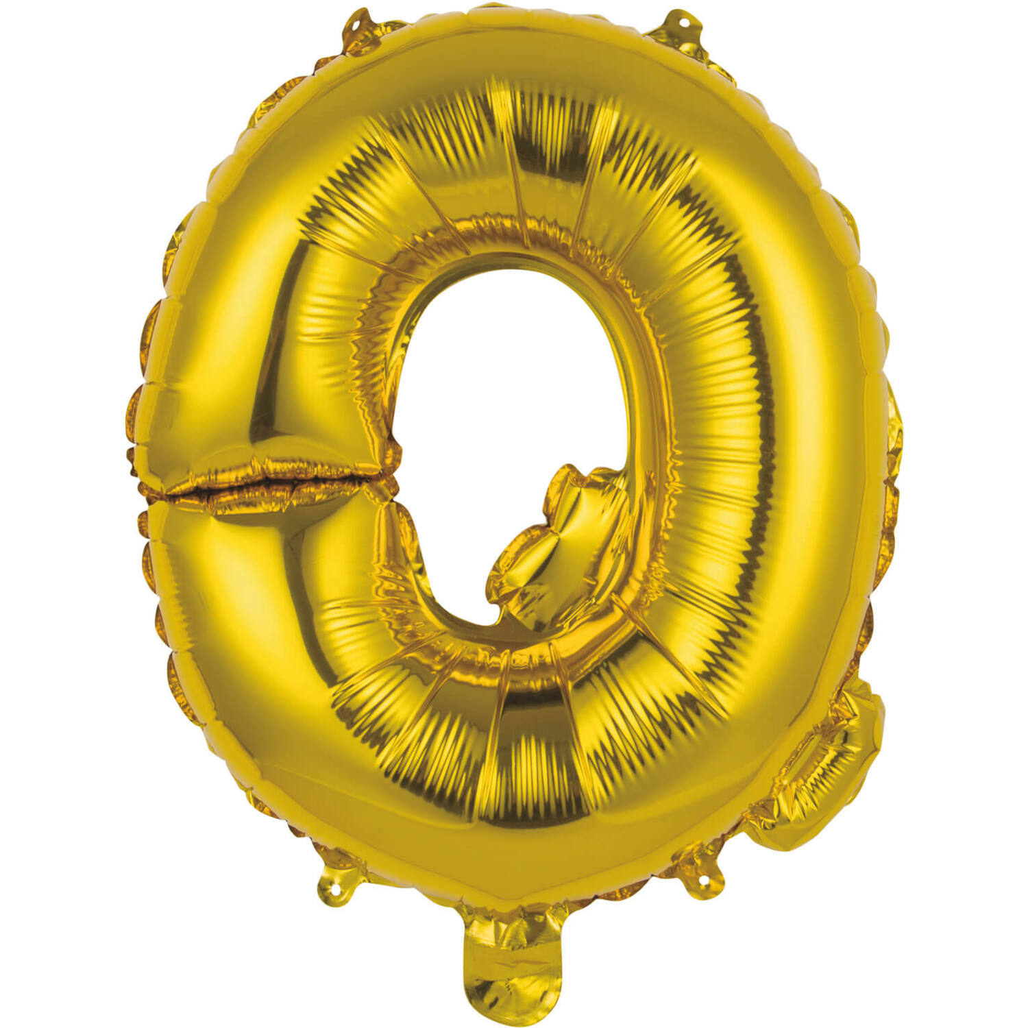 Mini Letter Q Gold Foil Balloon N16 Packaged 35 cm x 29 cm