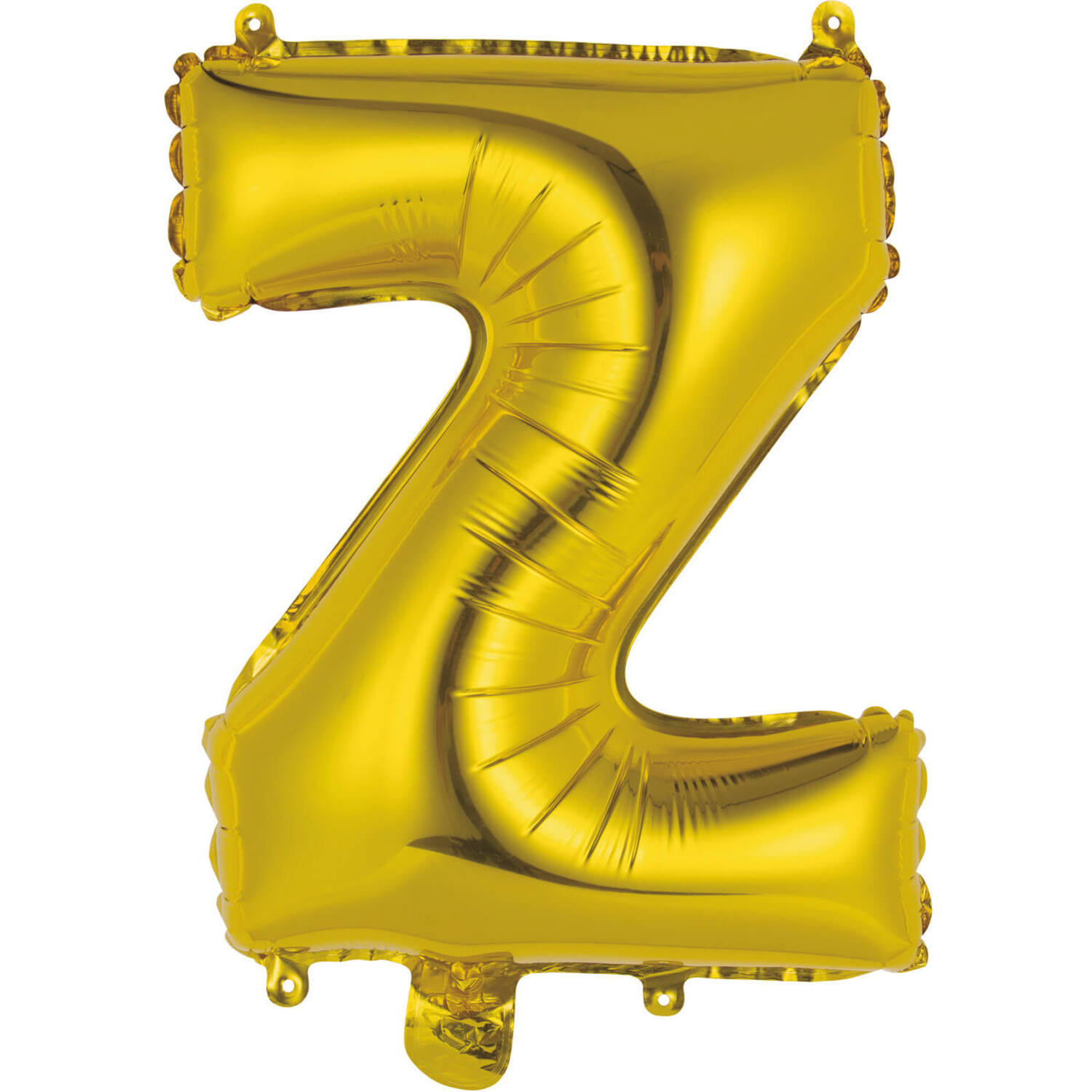 Mini Letter Z Gold Foil Balloon N16 Packaged 32 cm x 26 cm
