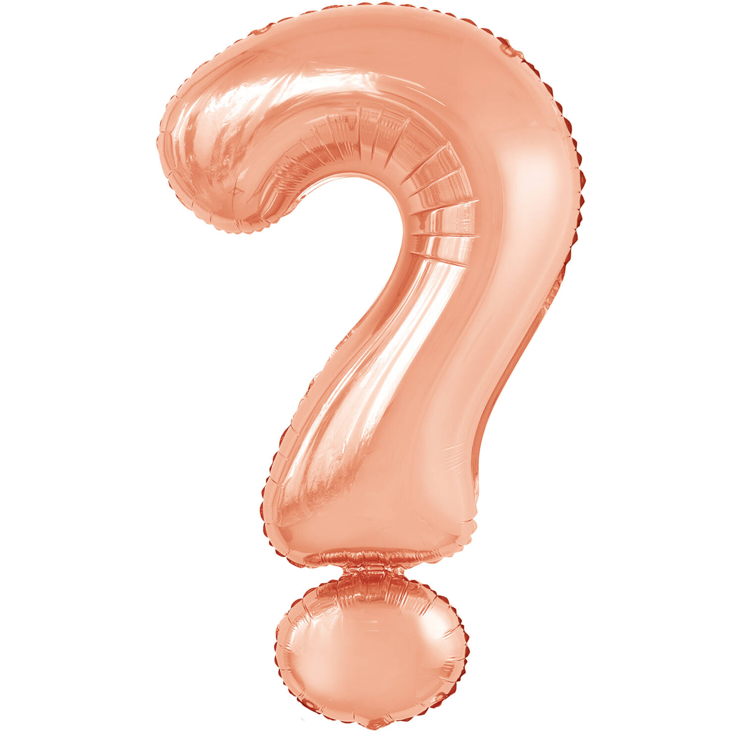 Large Letter ? Rose Gold Foil Balloon N34 Packaged 89 cm x 53 cm