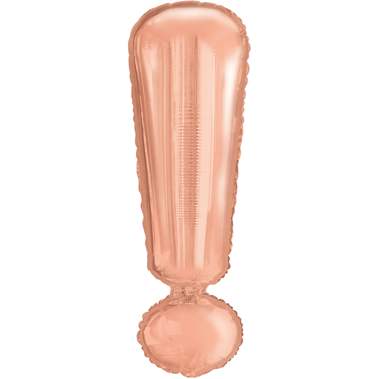 Large Letter ! Rose Gold Foil Balloon N34 Packaged 85 cm x 28 cm