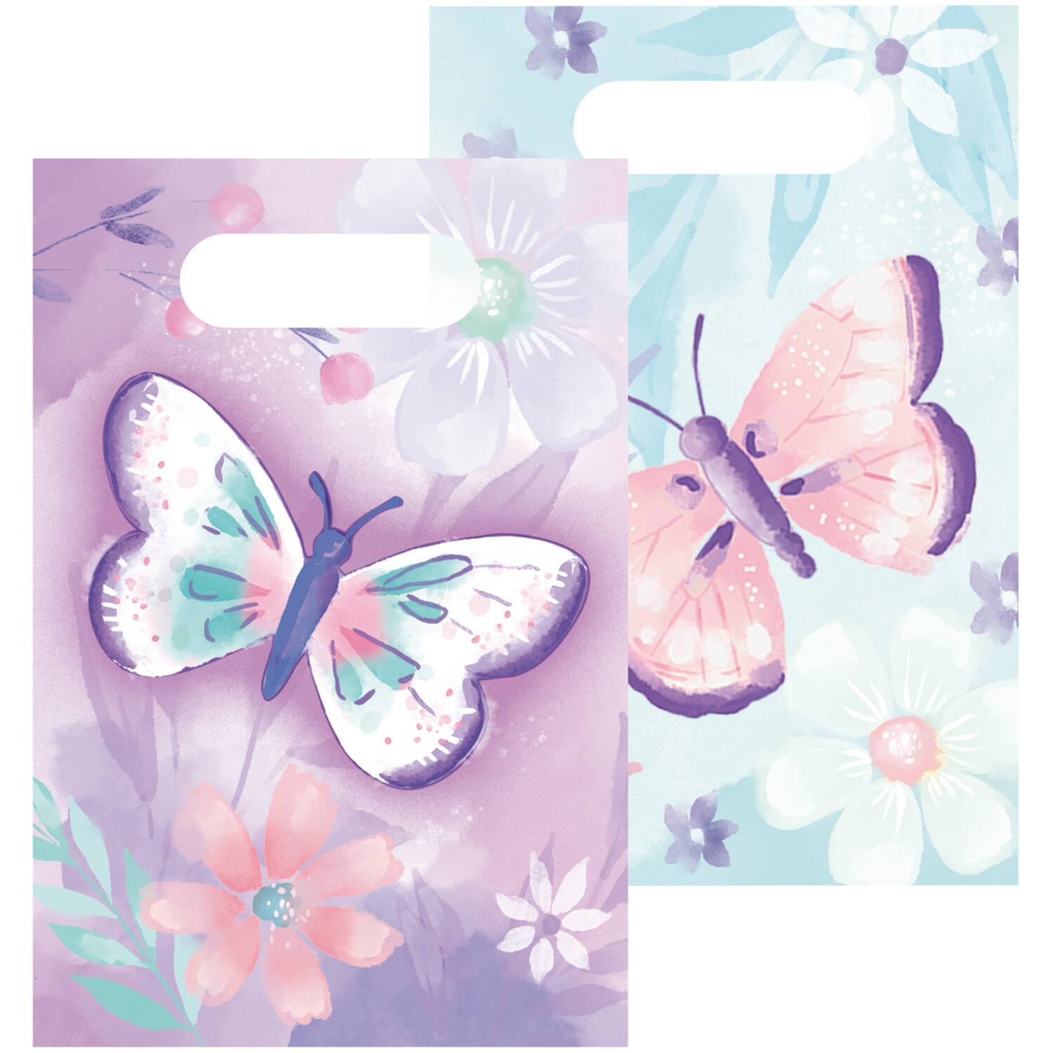 8 Paper Bags Flutter Paper