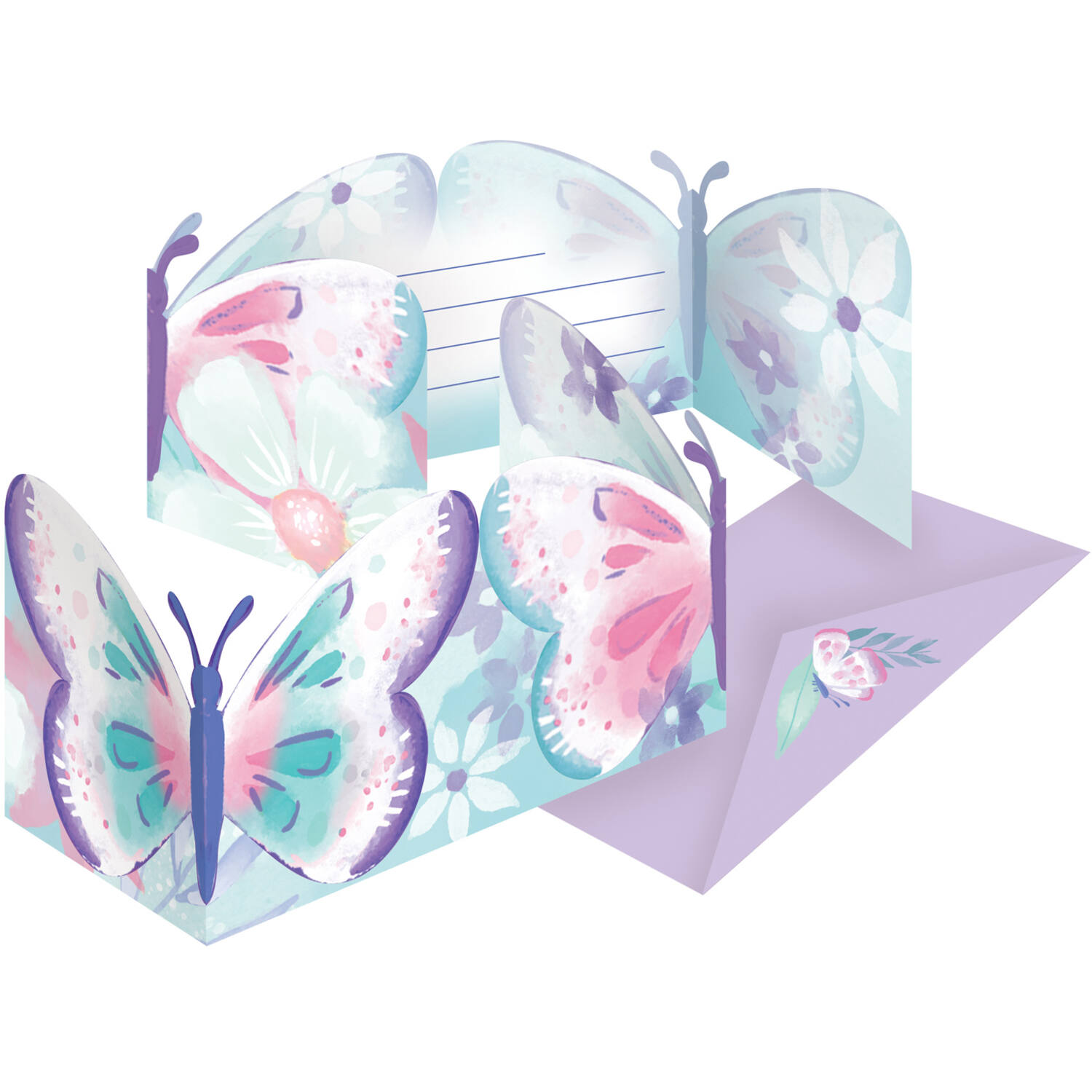 8 Invitations & Envelopes     Flutter Paper