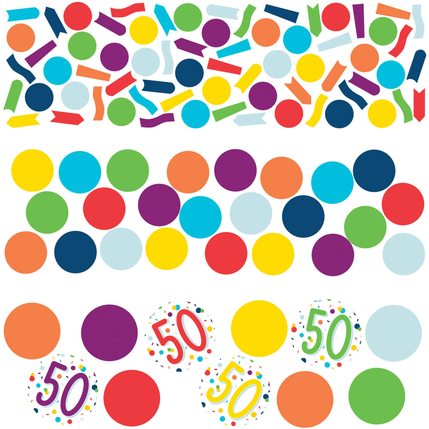 Confetti 50 Confetti Birthday Paper 34 g