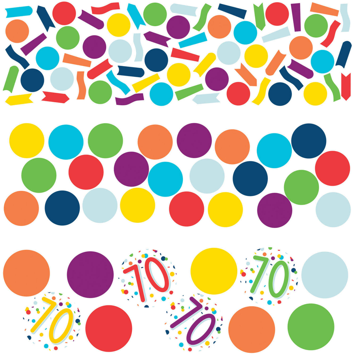 Confetti 70 Confetti Birthday Paper 34 g