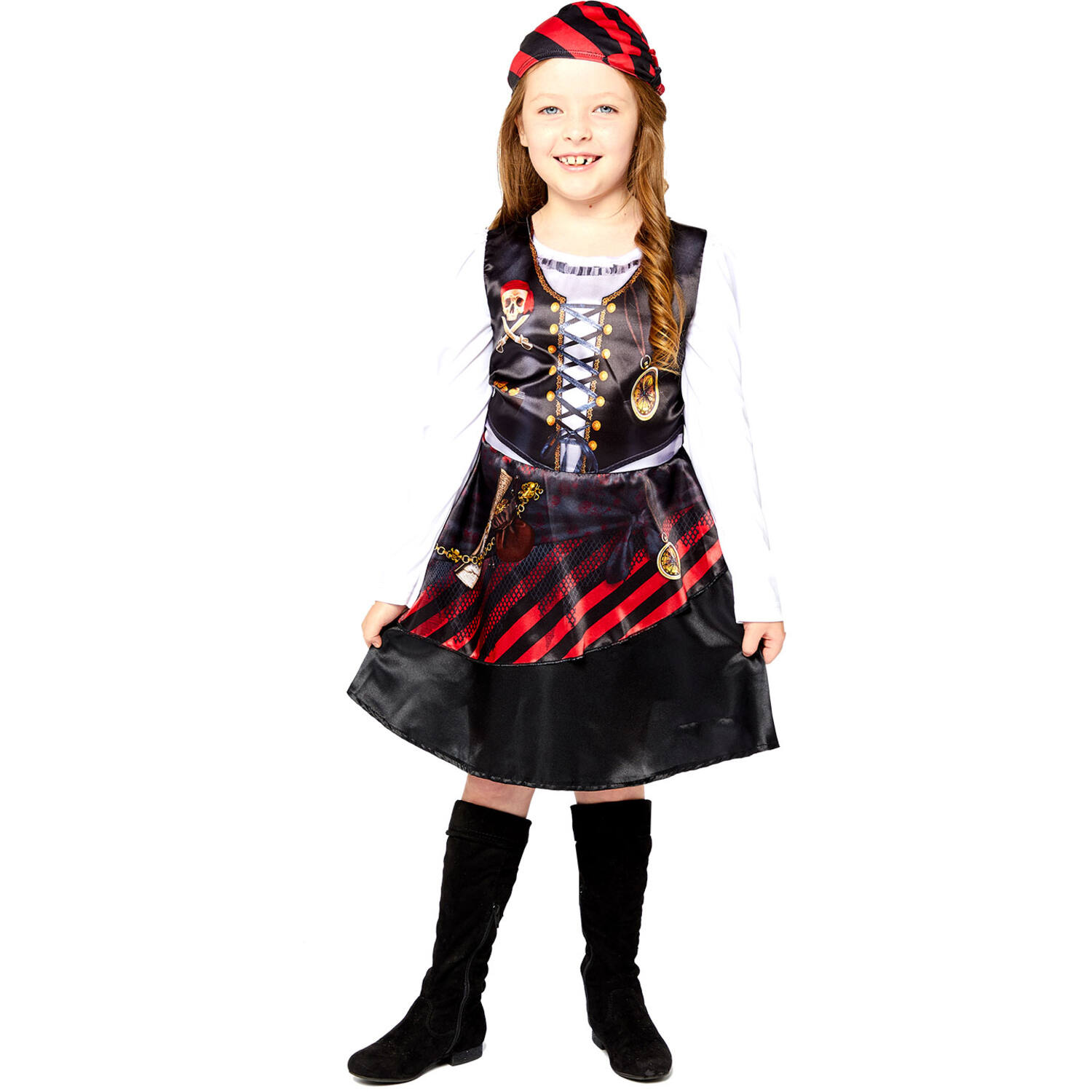 Child Costume  Pirate Girl Age 8-10 Years