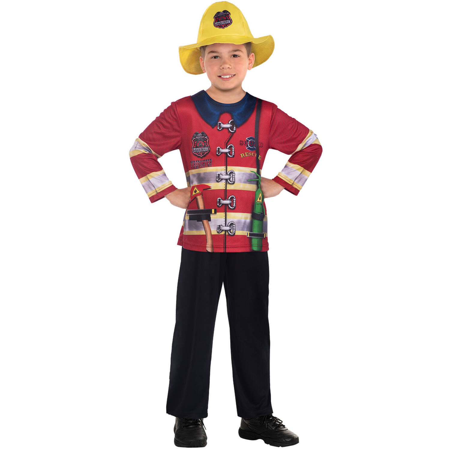 Child Costume  Fireman Age 8-10 Years