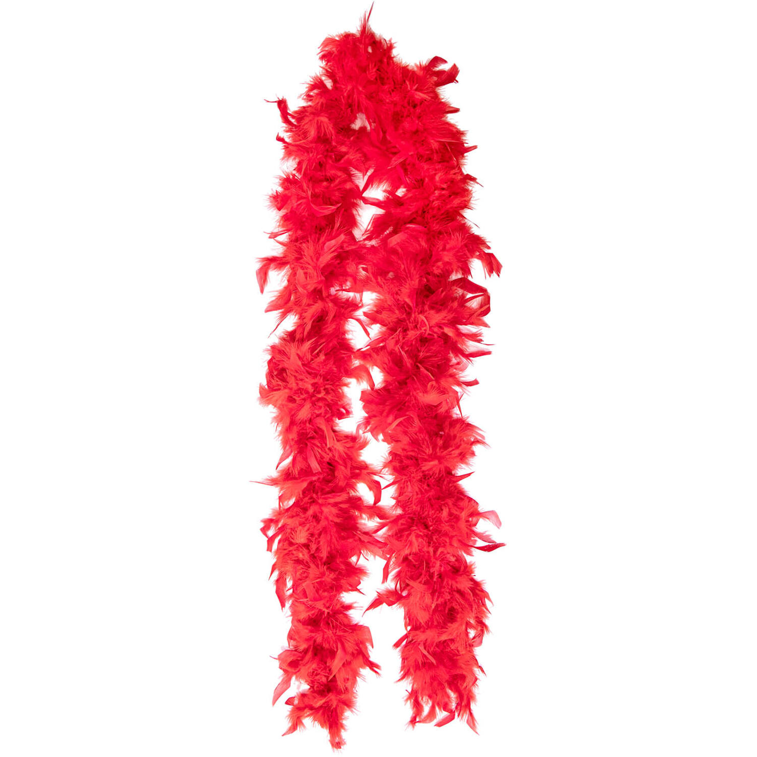 Costume Accessory Deluxe Feather Boa Red One Size