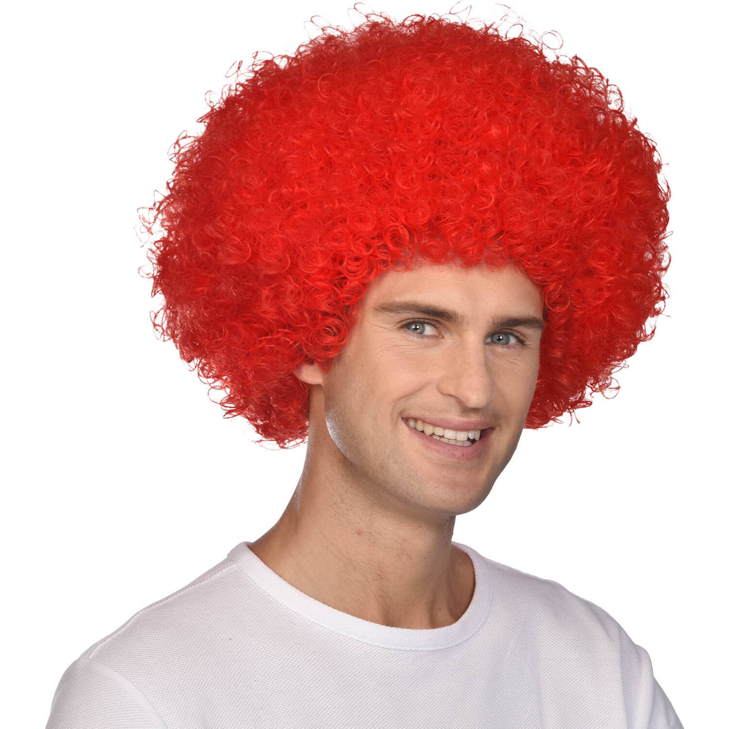 Costume Accessory Afro Wig Red One Size