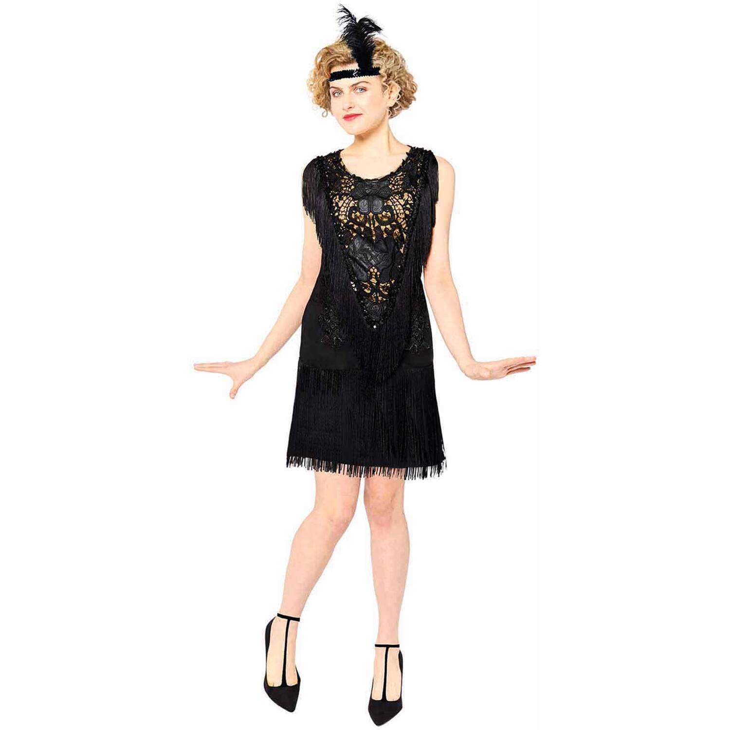 Womens Costume Flapper Lady Roxy Large