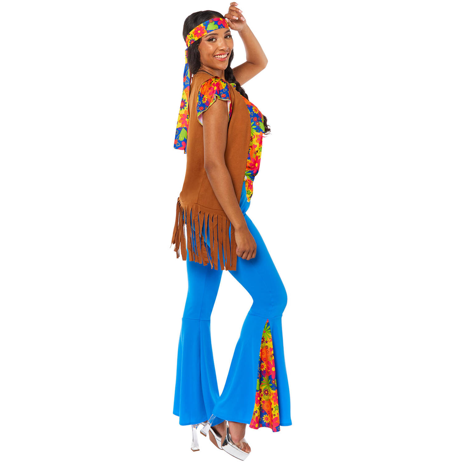Womens Costume HIppie Party Girl Medium