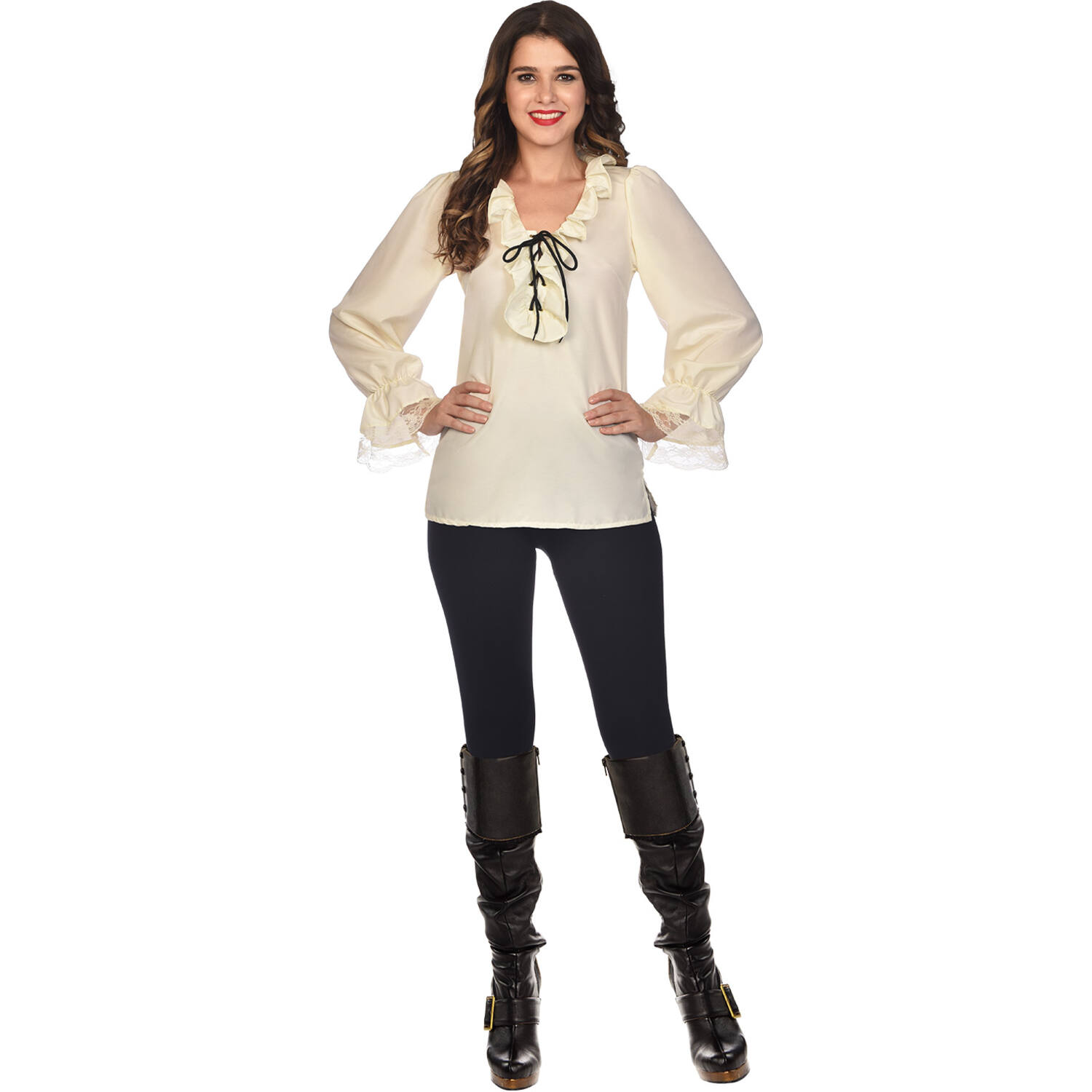 Womens Costume Pirate Blouse Extra Large