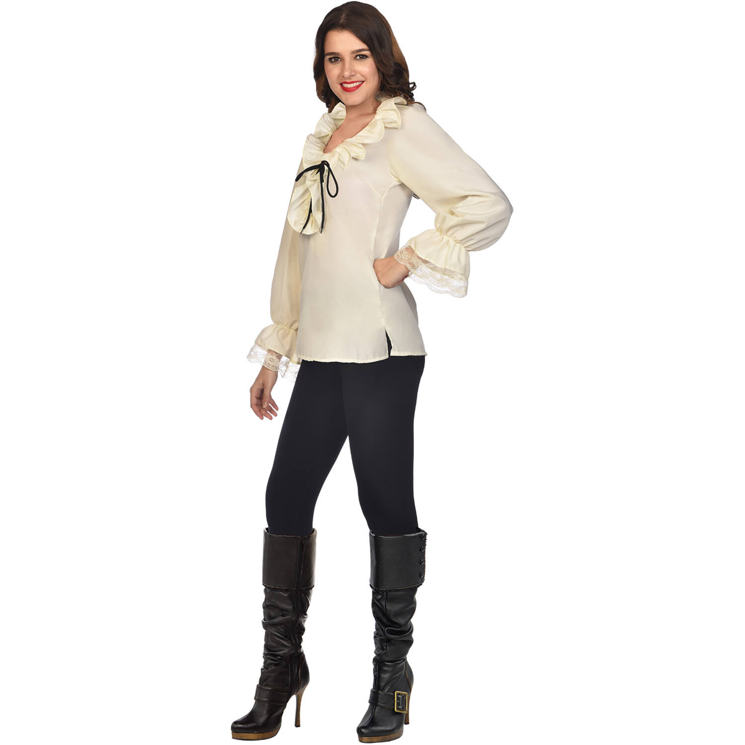 Womens Costume Pirate Blouse Extra Large