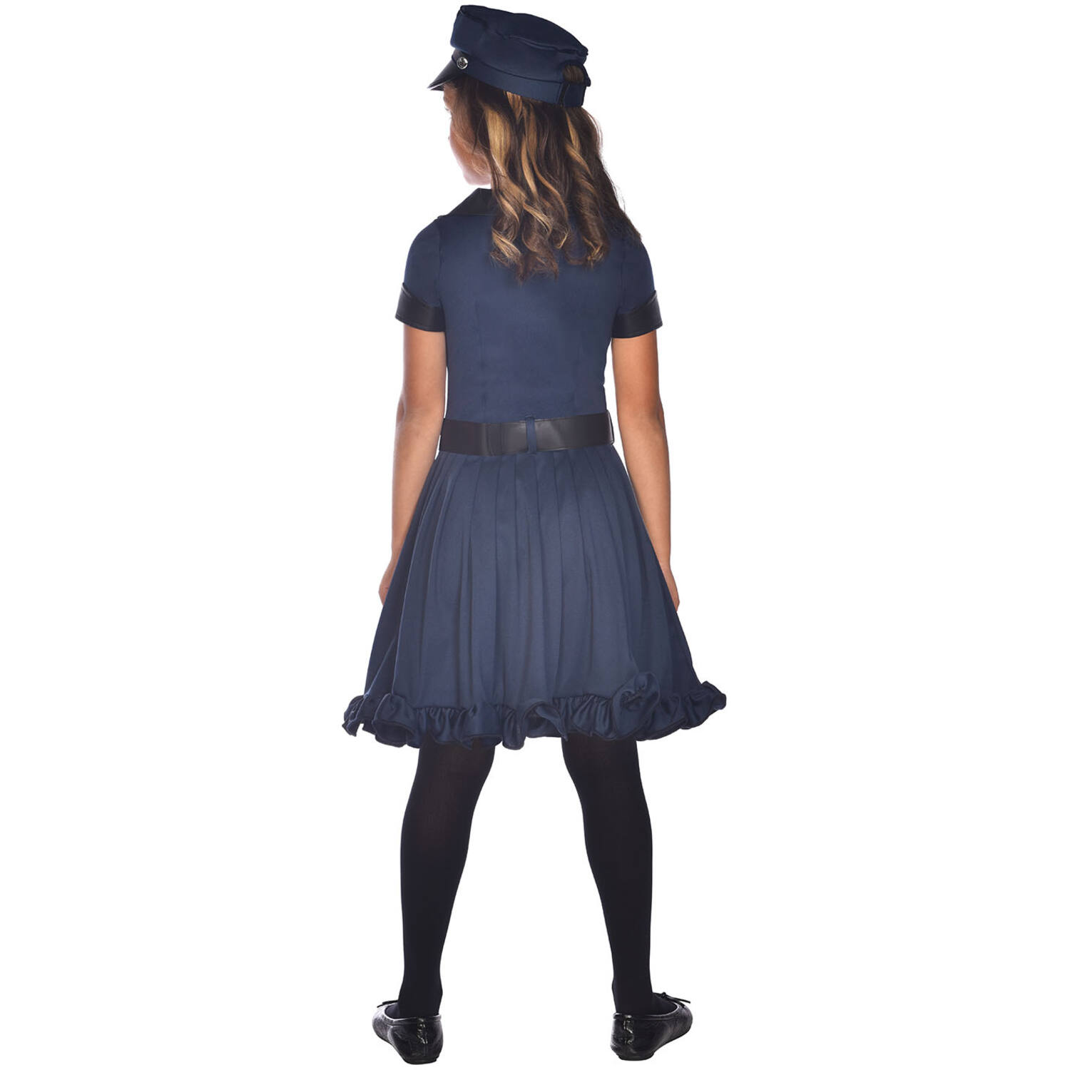 Childrens Costume Police Girl Dress 8-10 Years