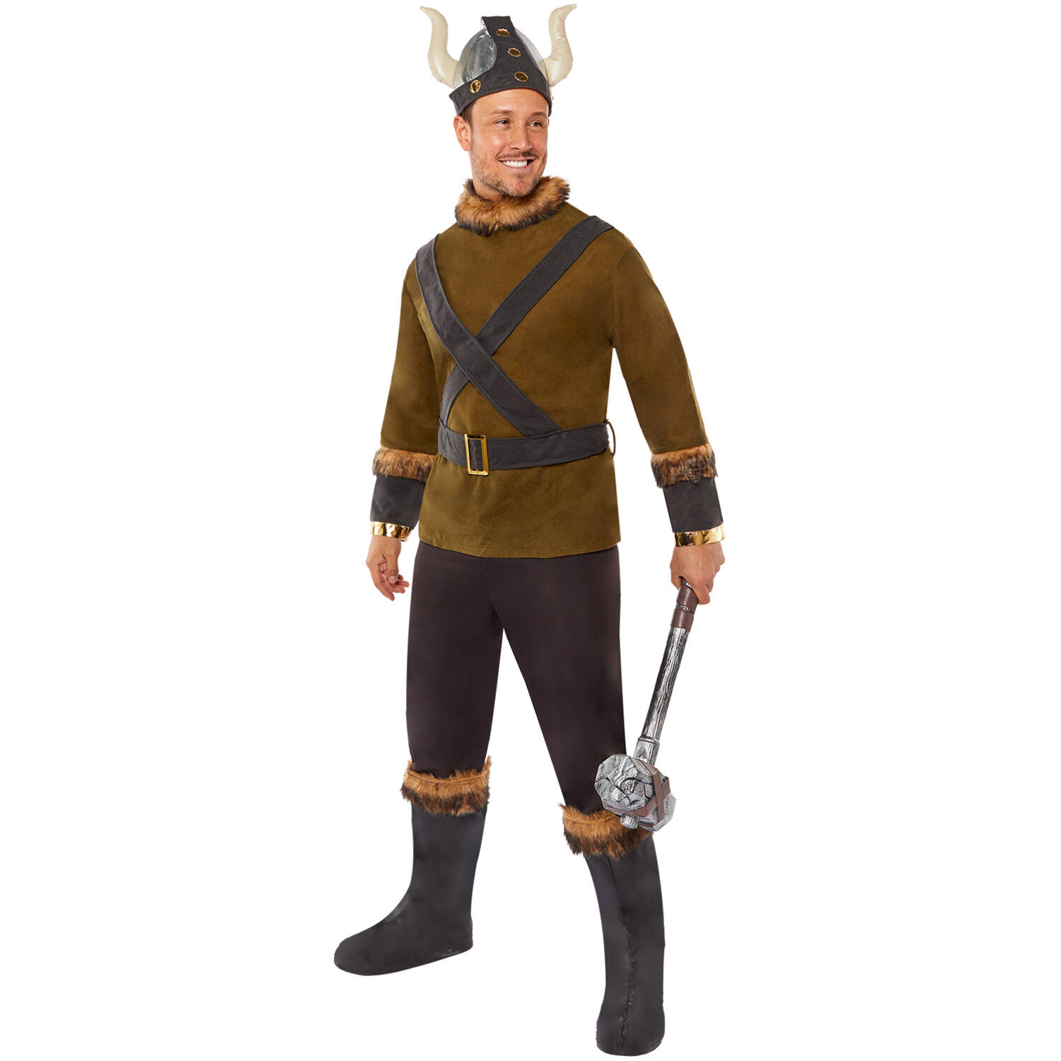 Mens Costume Viking King M